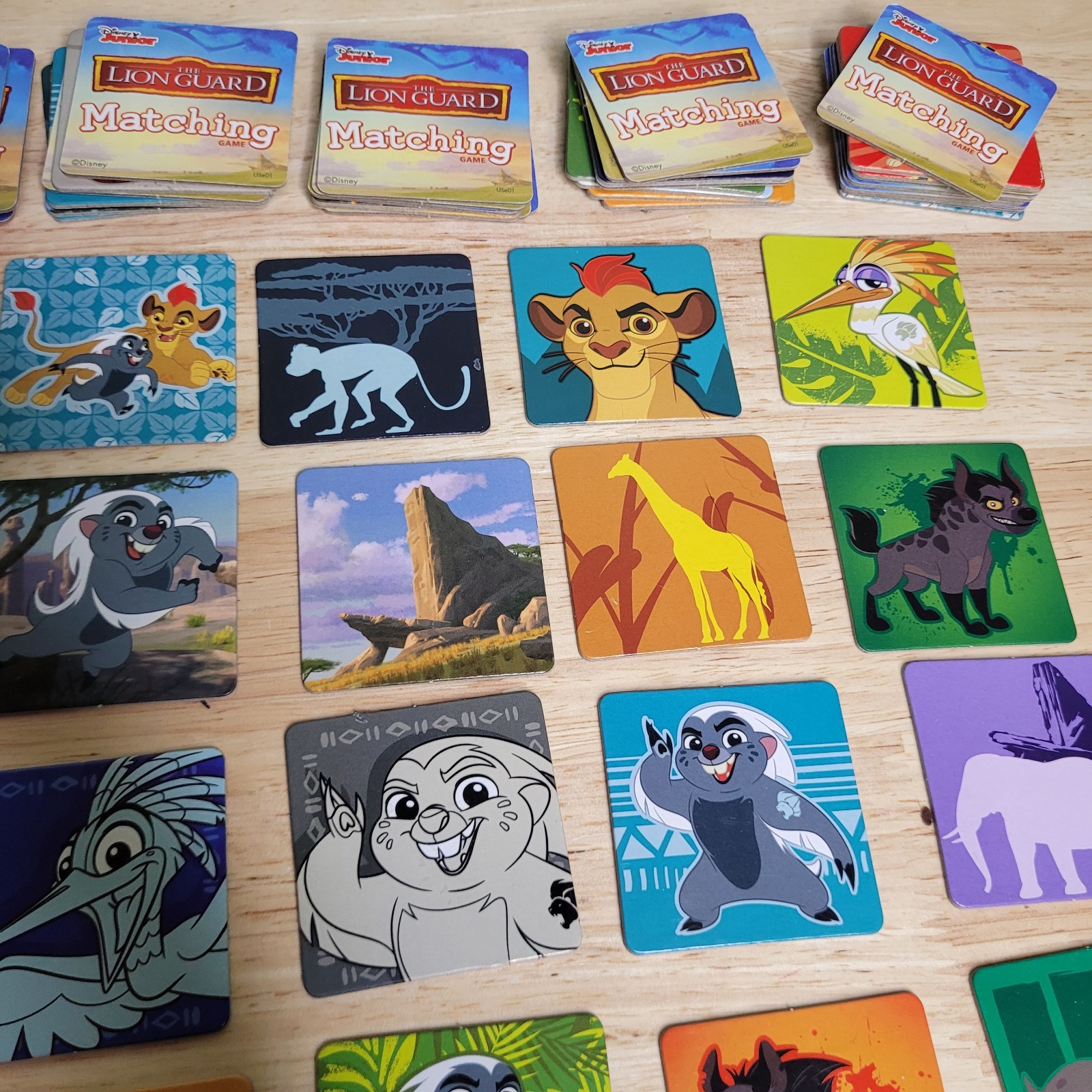 Lion Guard Matching Game Disney Junior Wonder Forge 71/72 Pieces Missing 1