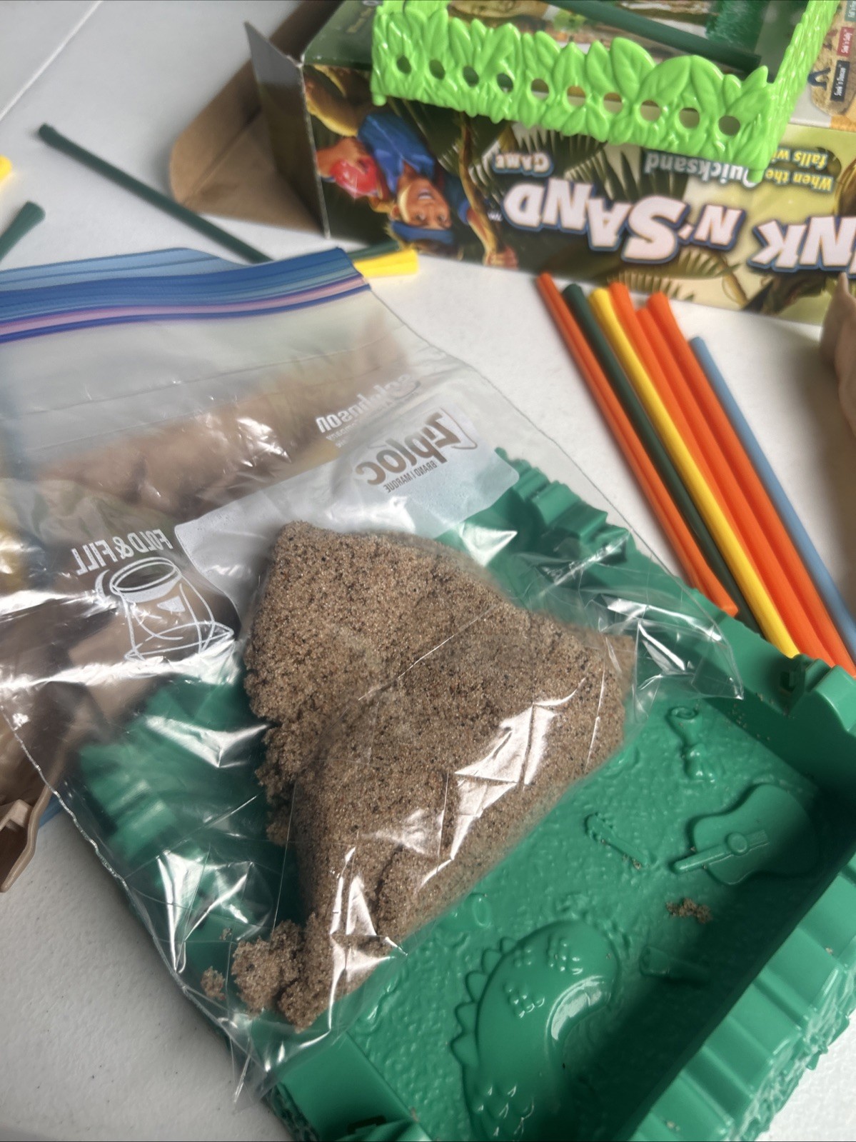 Sink N’ Sand Game with Kinetic Sand for kids or adults- Fast Shipping