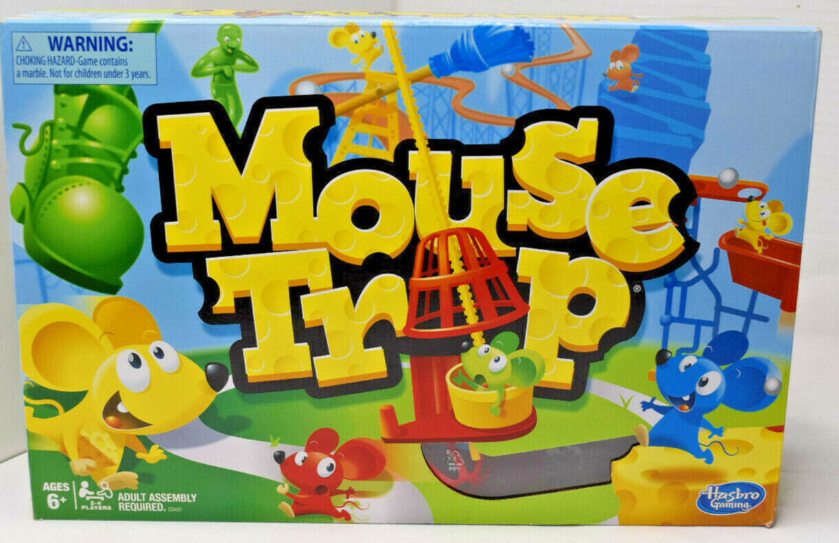2005 Mouse Trap Board Game by Milton Bradley Complete Open box