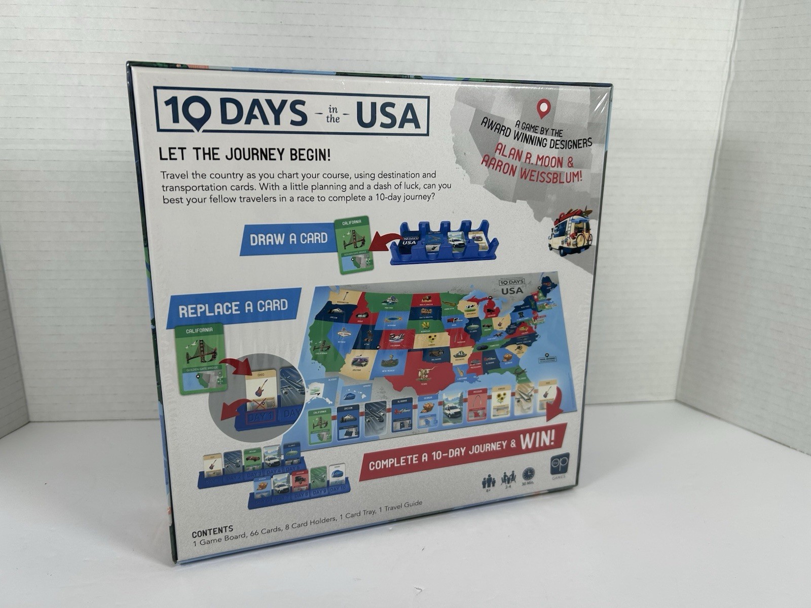 10 Days in The USA | Family Road Trip Board Game – New in Wrap