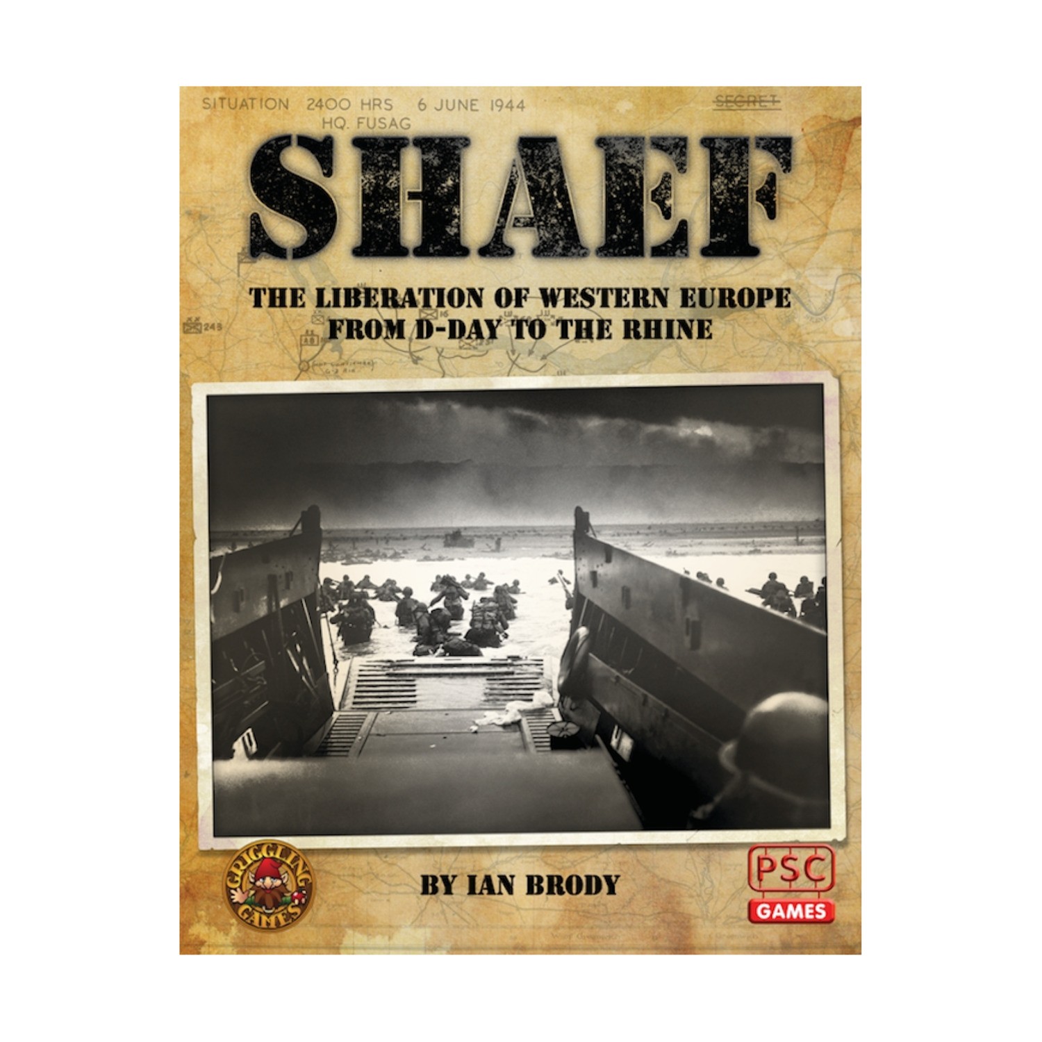 Plastic So War Game SHAEF (Supreme Headquarters Allied Expeditionary Box VG/NM