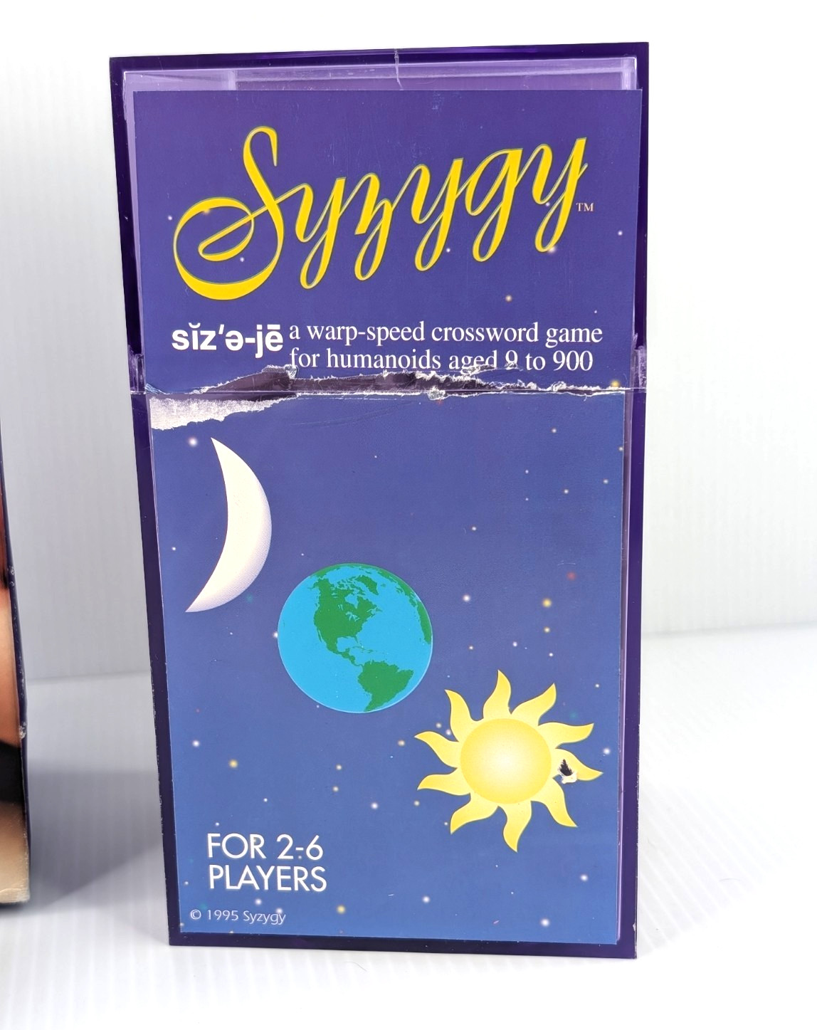 Syzygy Word Game Fast-Paced Fun-to-play Word Game 1999 Crossword 100% COMPLETE