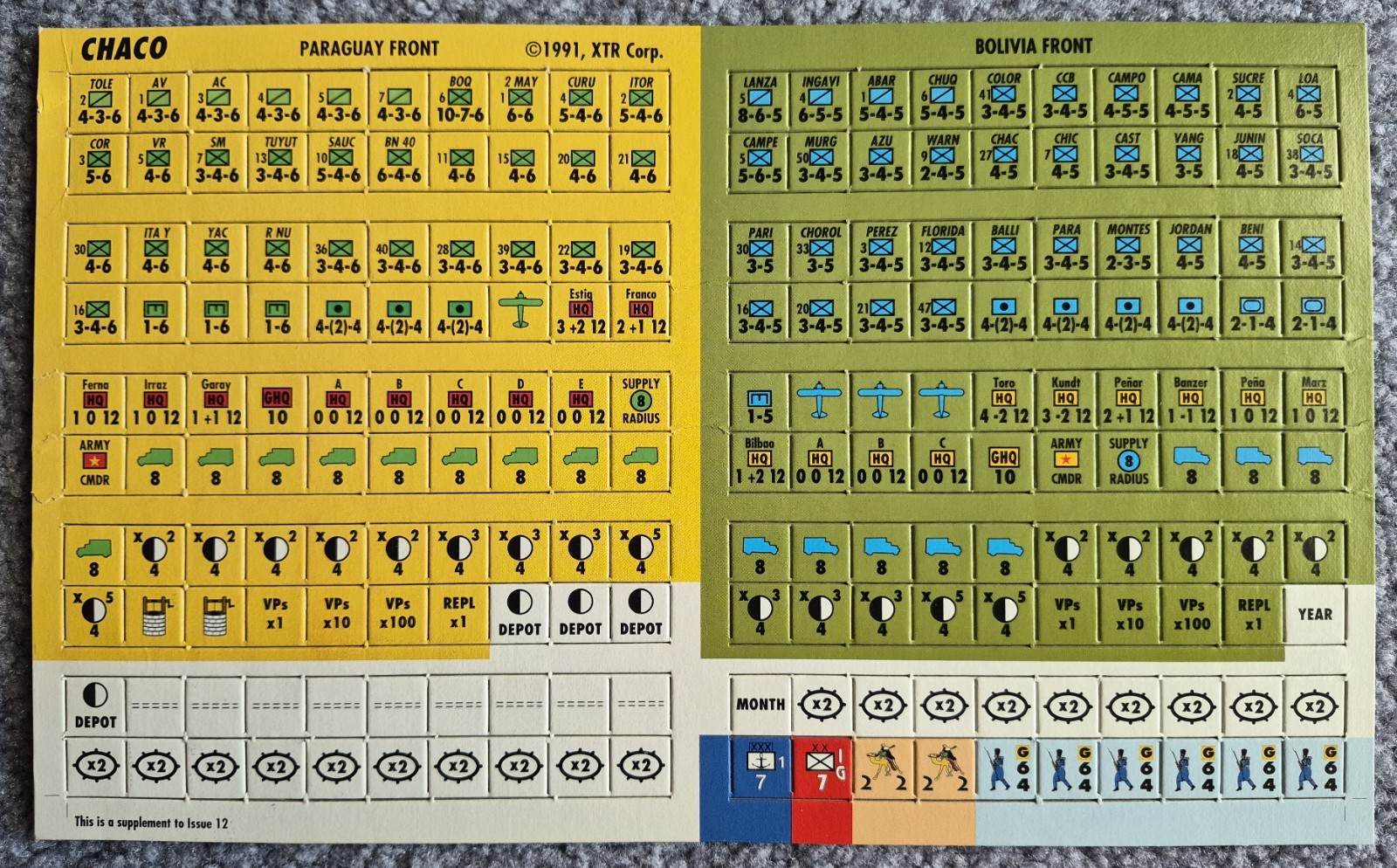 Command Magazine #12 – The Chaco War – Unpunched, 1991, XTR