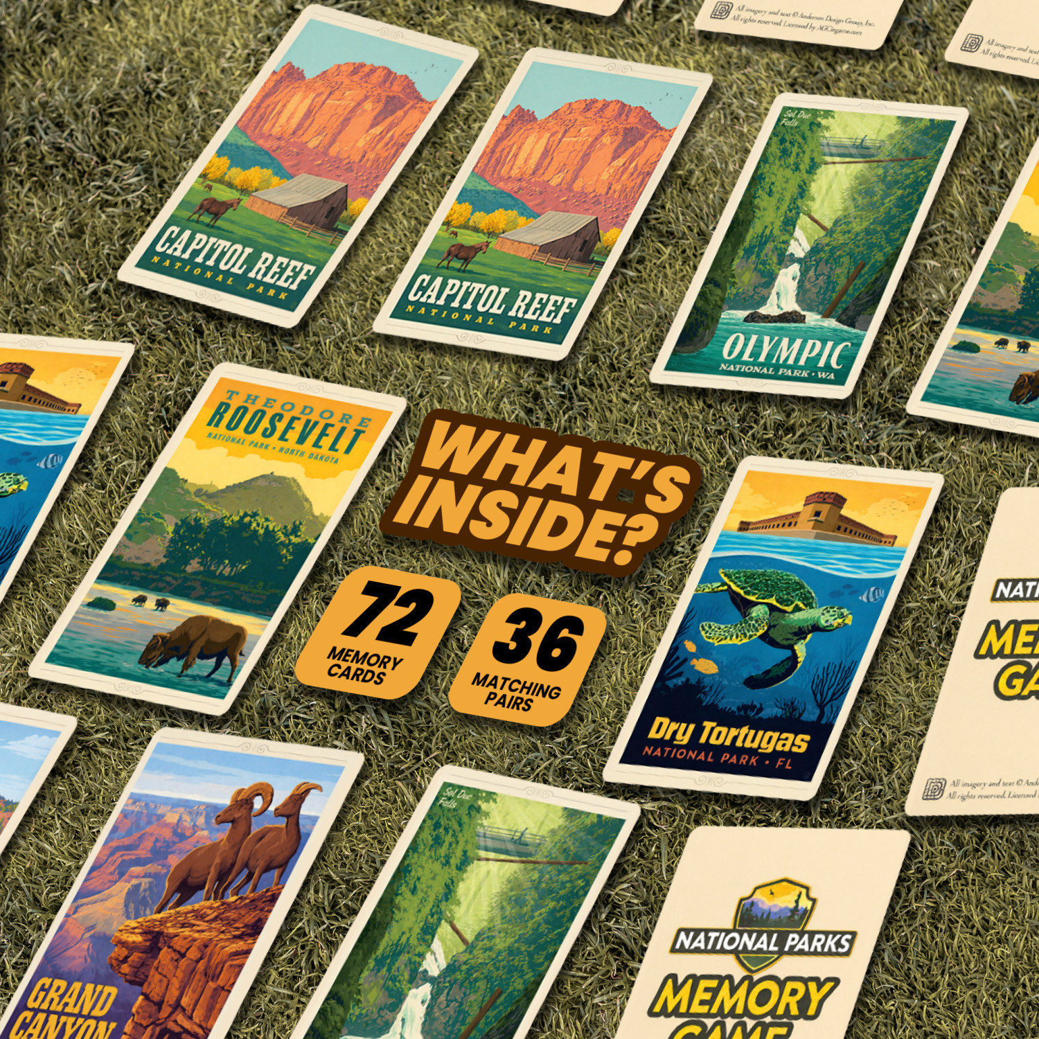 MasterPieces – National Parks Officially Licensed Memory Game