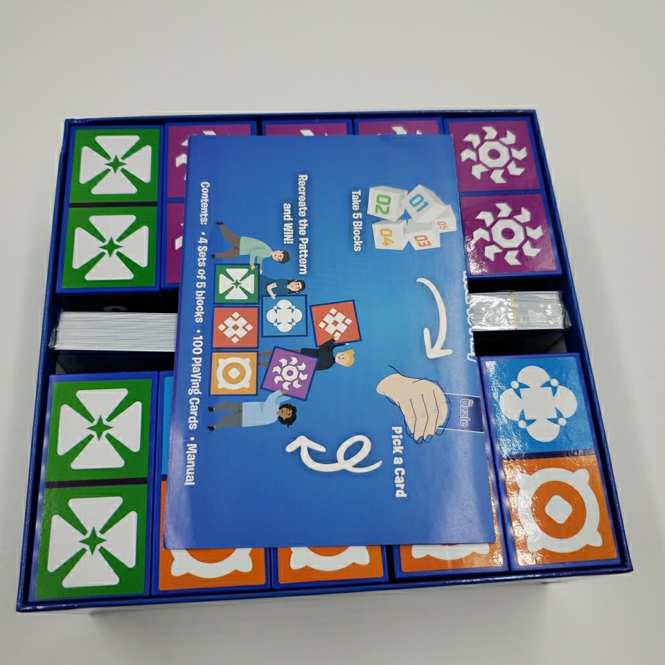 The Uzzle Family Block Puzzle Game for Children 4 and UP to Adult Educational