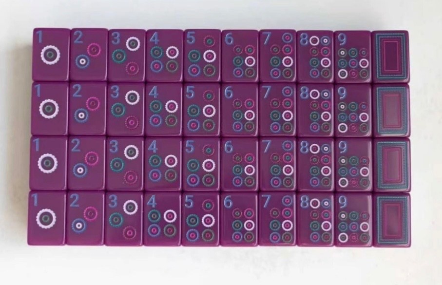 Purple Season Series – Woodlands Mahjong Tiles