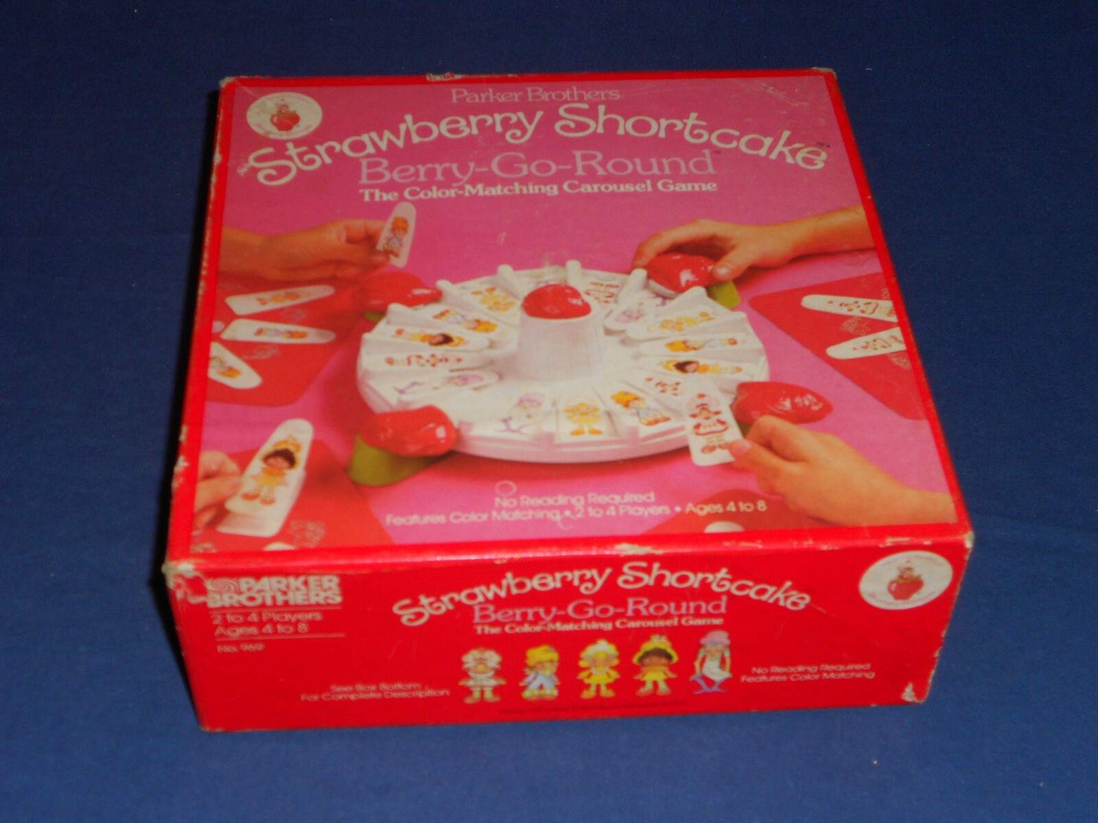 Vintage 1981 Strawberry Shortcake Berry-Go-Round Game Incomplete/Parts Only