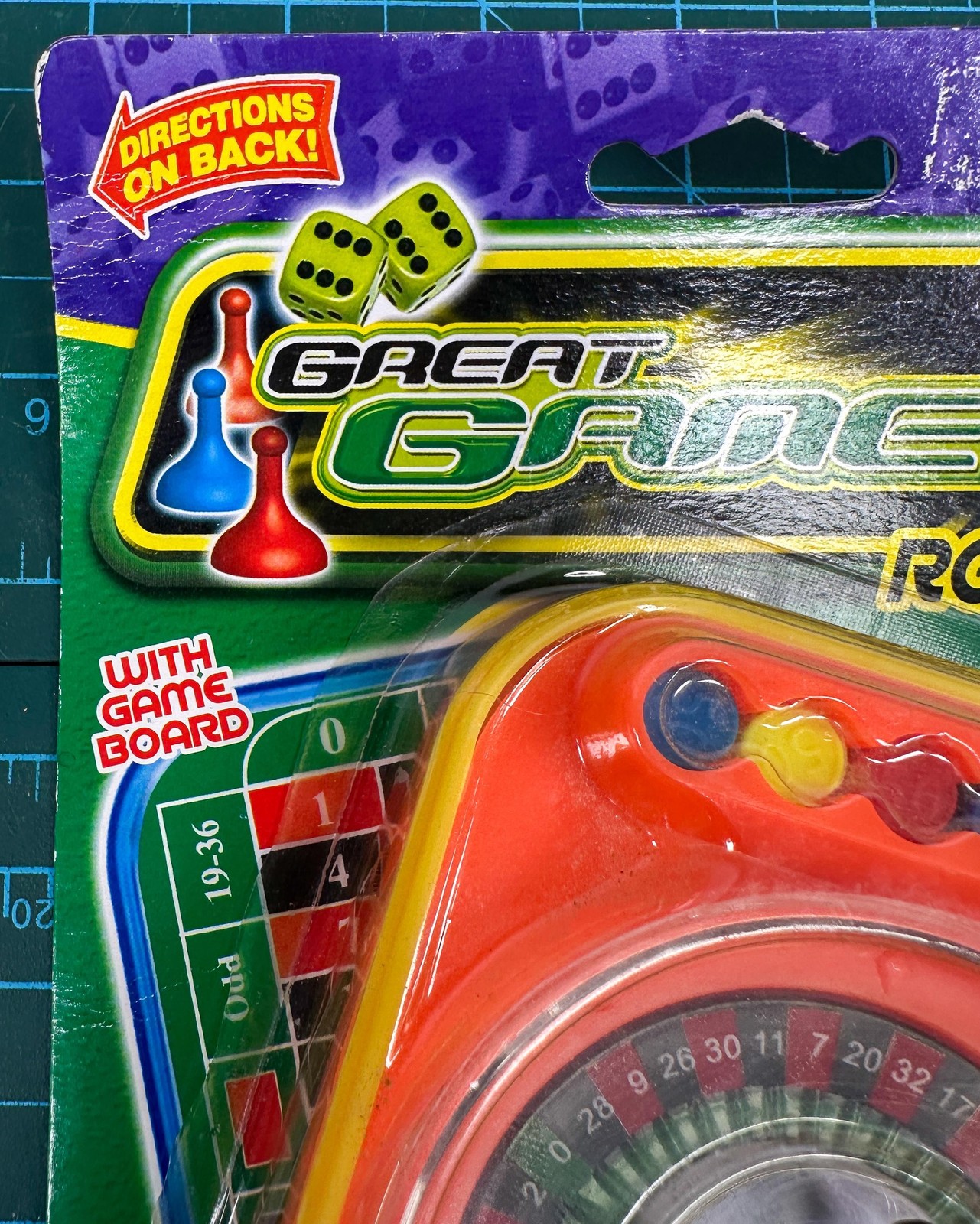 JA-RU Great Games Roulette Game Toy New Sealed Card 96 Tokens Age 4+ Travel