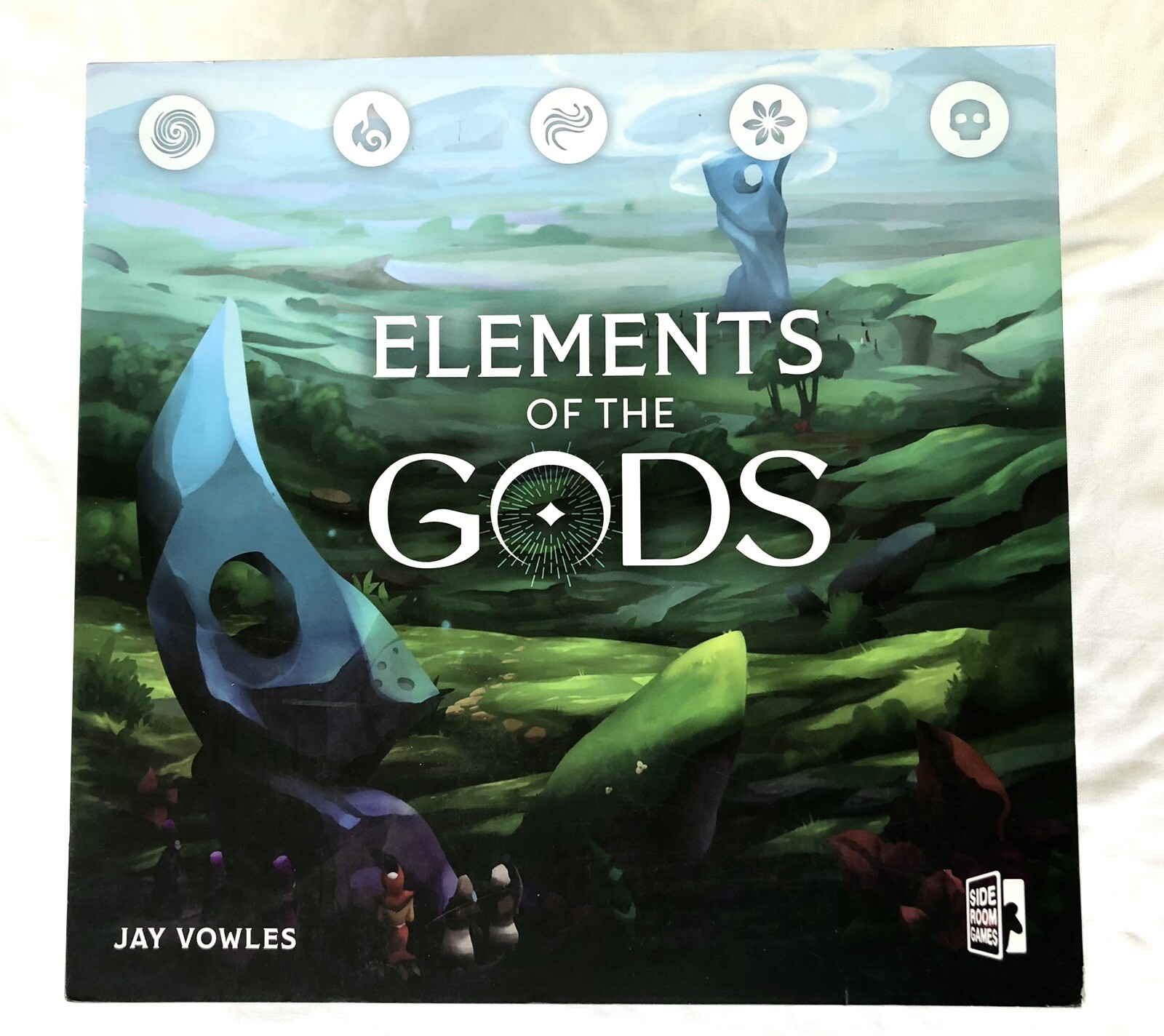 Elements Of The Gods Boardgame By Side Room Games NEW (open) Cards In Shrink