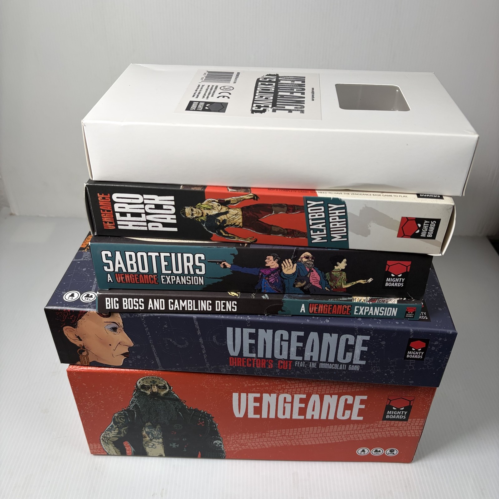 Vengeance Director’s Cut Kickstarter Rampage All-in Game Bundle Saboteurs