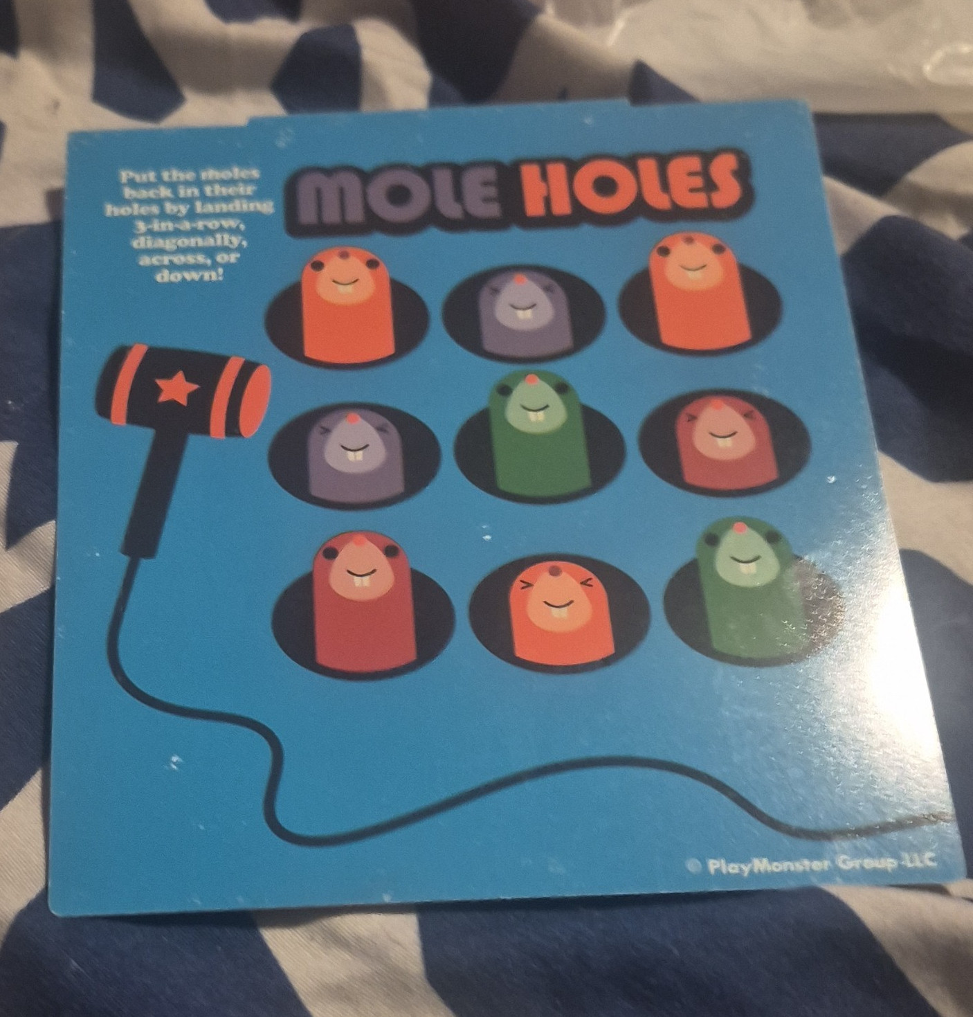PlayMonster Mole Holes Animal-Themed Card Game, Ages 7+ & 12 Years Up