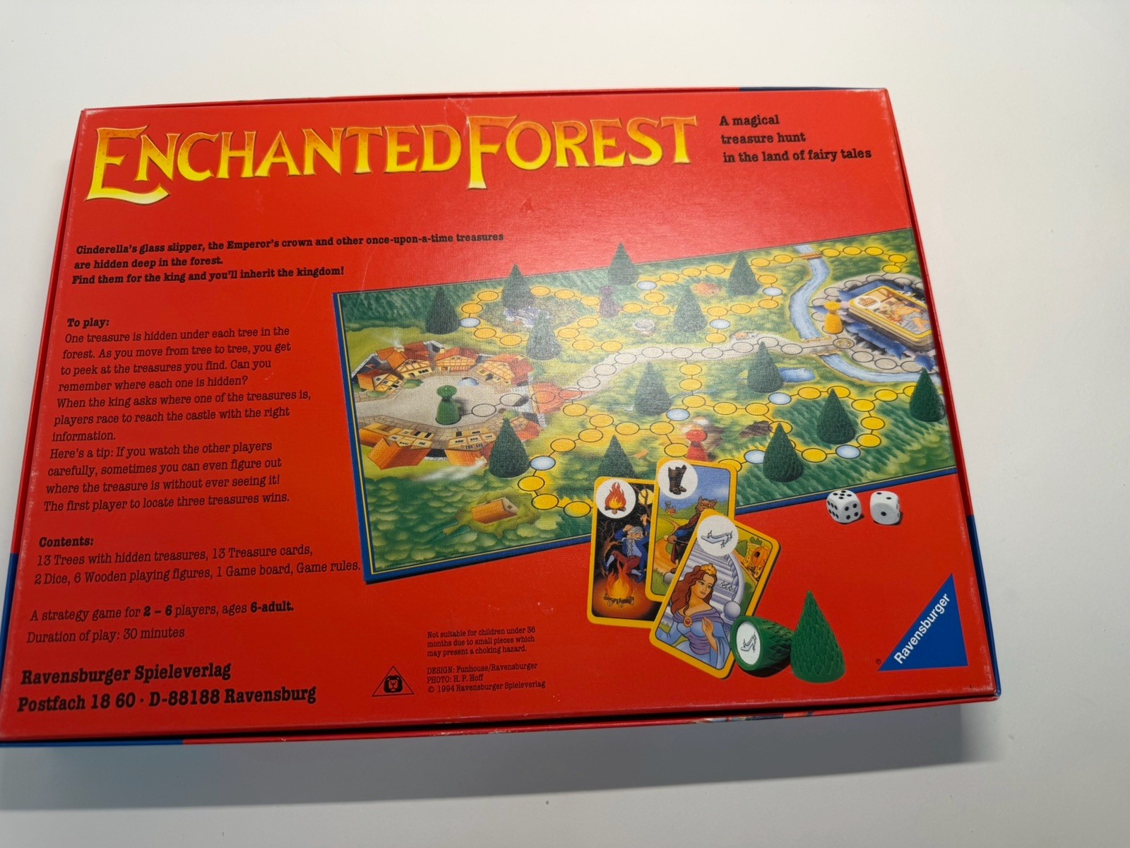 Enchanted Forest Board Game Ravensburger 1994 VG