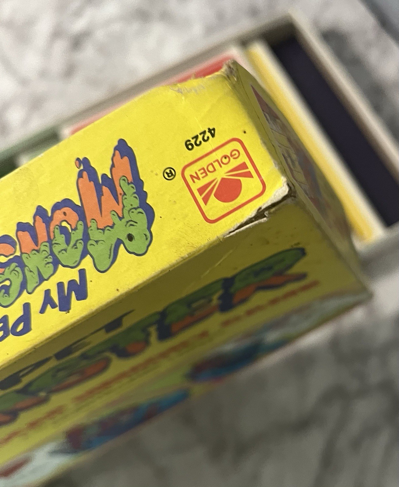 My Pet Monster Madcap Memory Game Golden 1987 Board Game COMPLETE