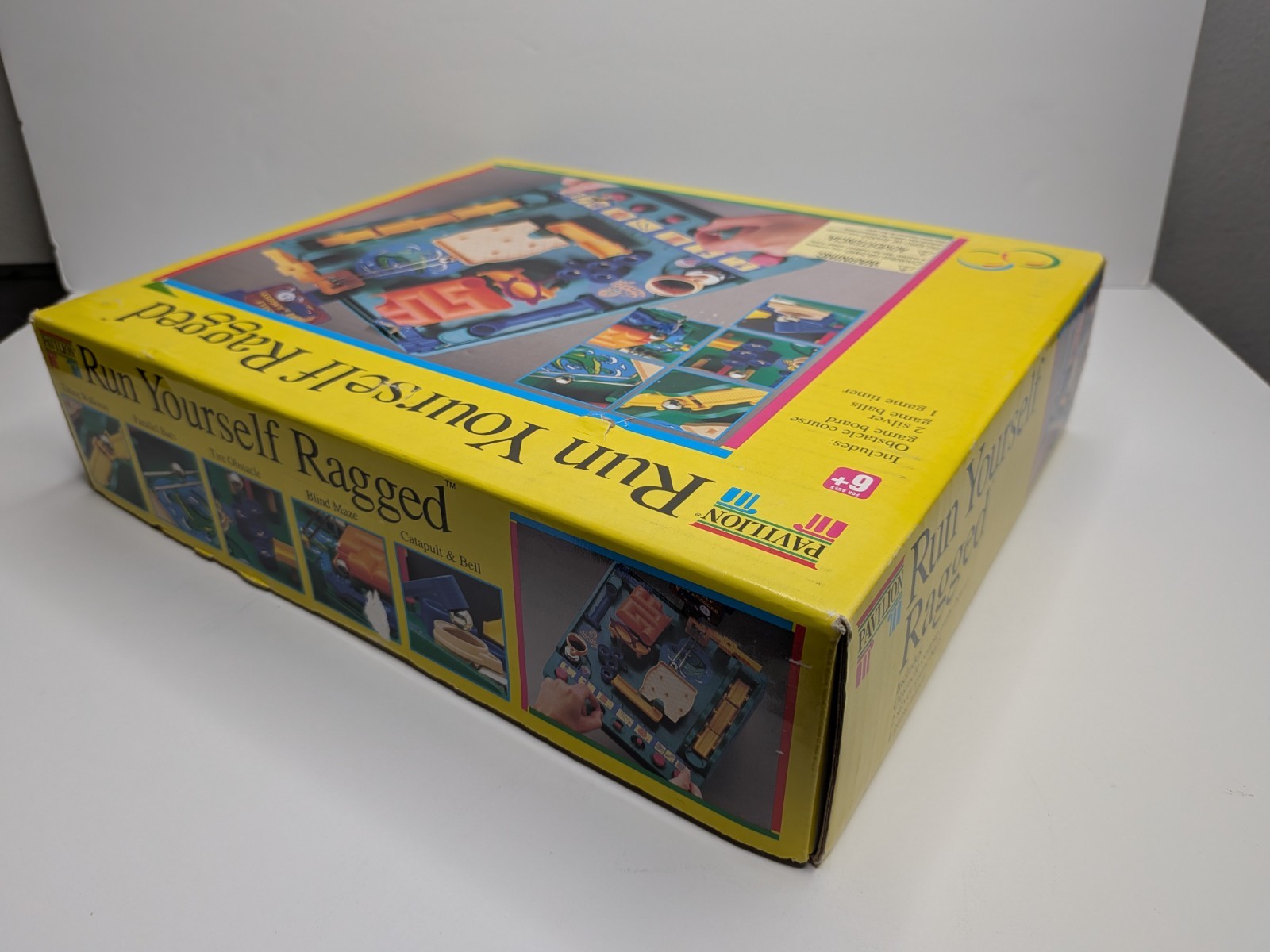Run Yourself Ragged Marble Maze Game Pavilion 1992 WORKS (Missing 1 Of 2 Balls)