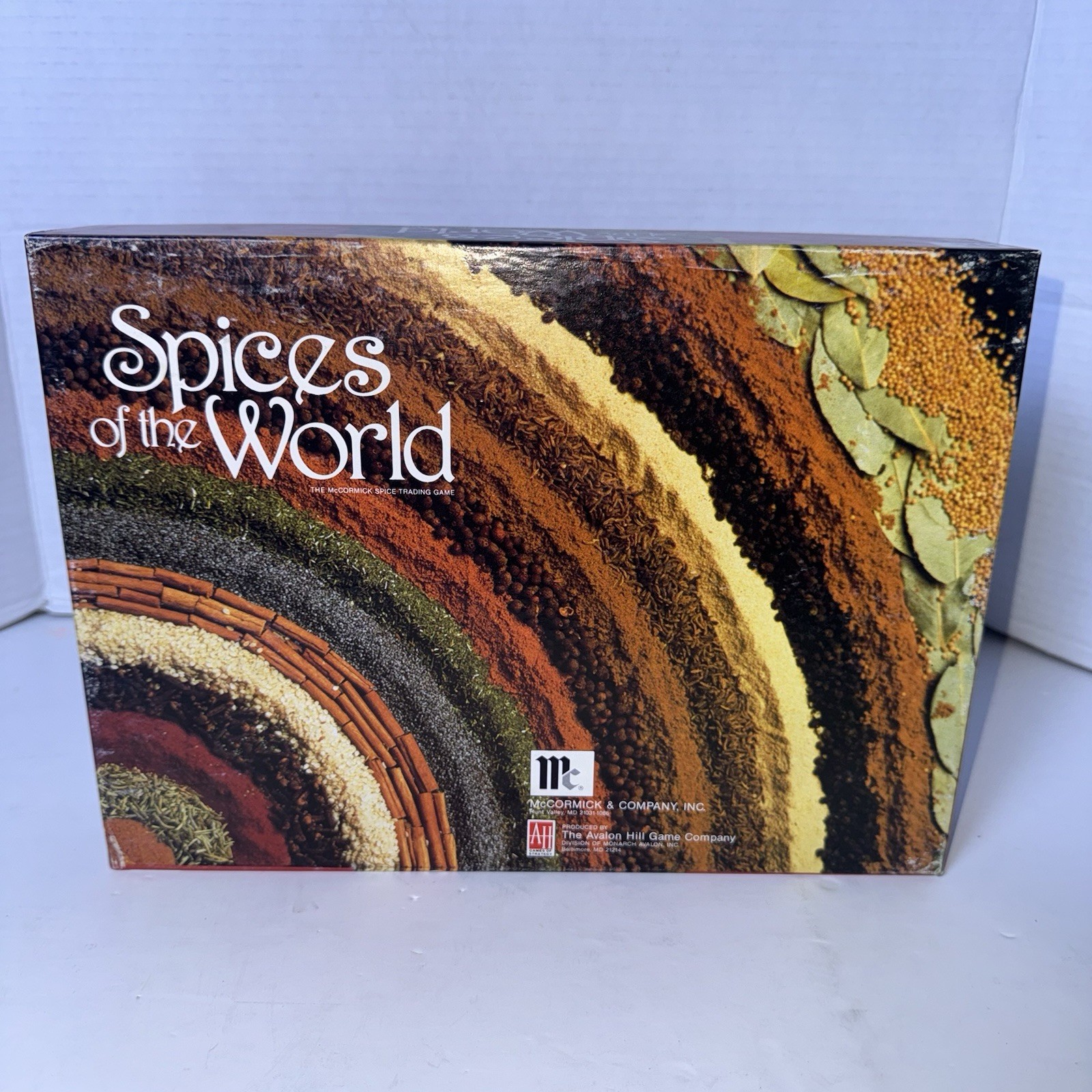 Avalon Hill 1988 – Spices of the World game – McCormick Company (UNCUT + UNP)