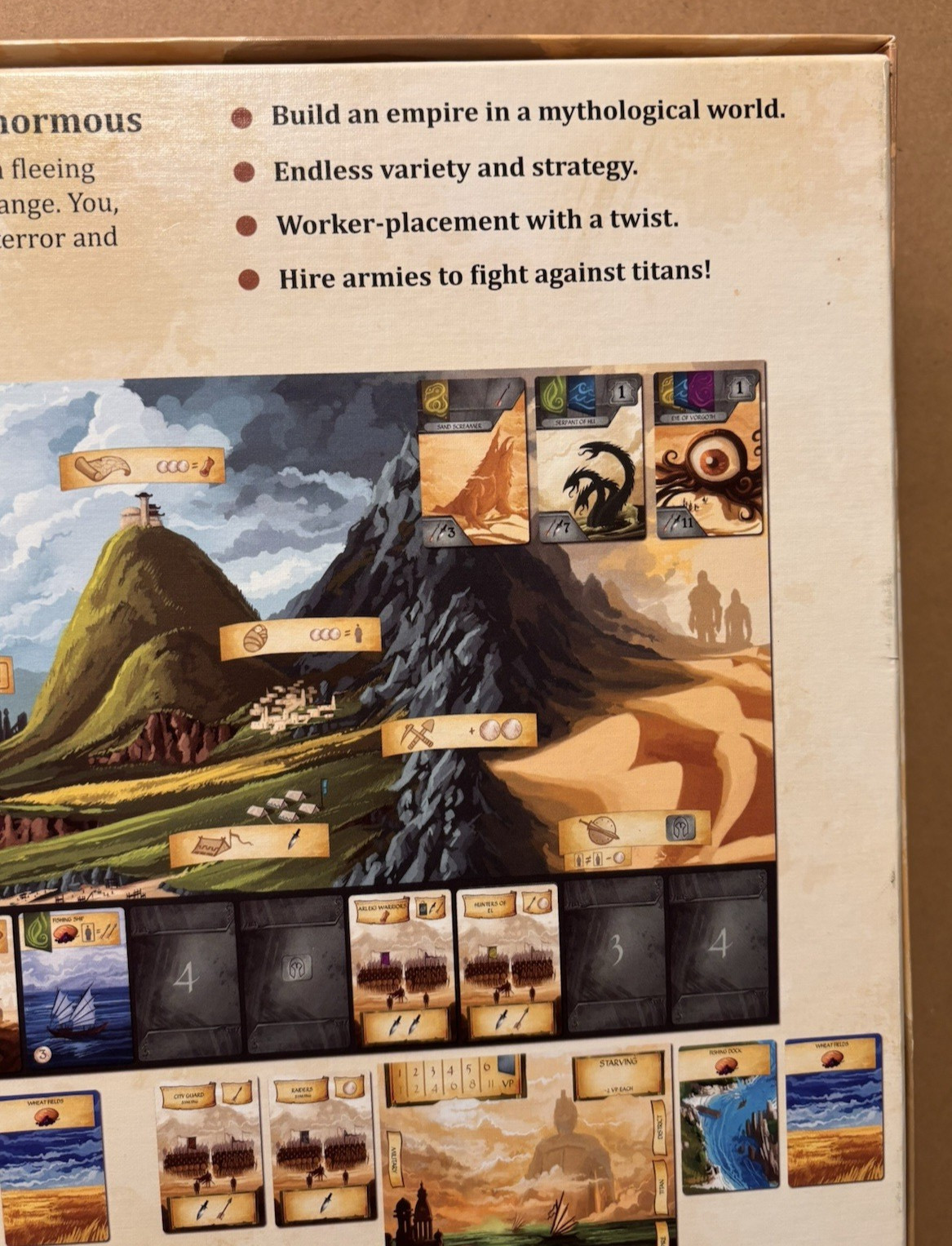 2014 Red Raven Games The Ancient World Board Game – Complete – Made in Germany