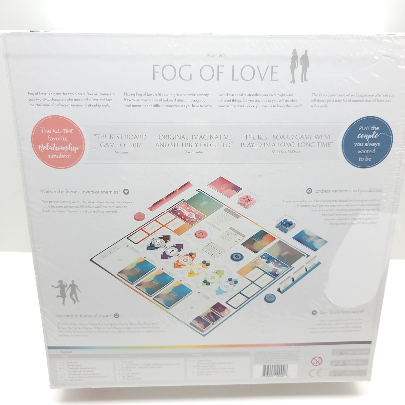 Fog of Love Board Game Male/Female Cover – New – Sealed