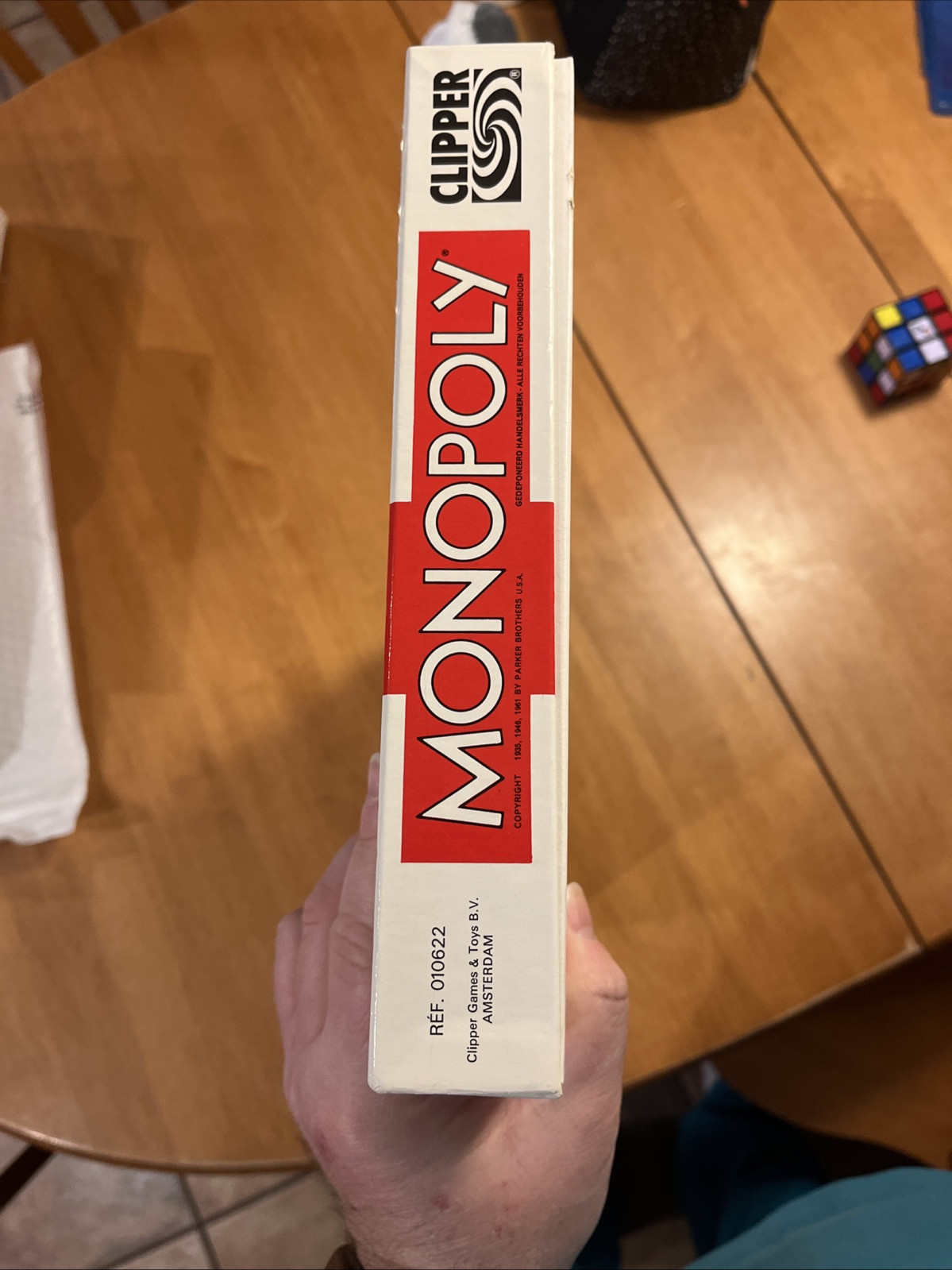 MONOPOLY GAME Dutch Language Version 1961 Complete Mild Box Damage Parts Sealed