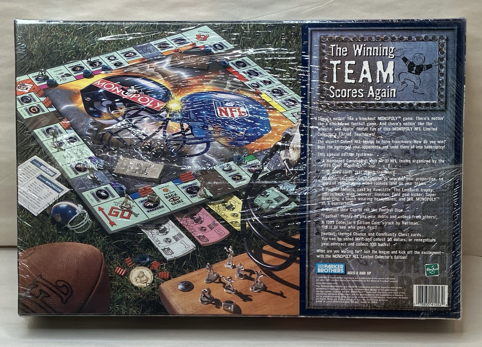 Monopoly NFL Grid Iron Edition 1999 New Sealed