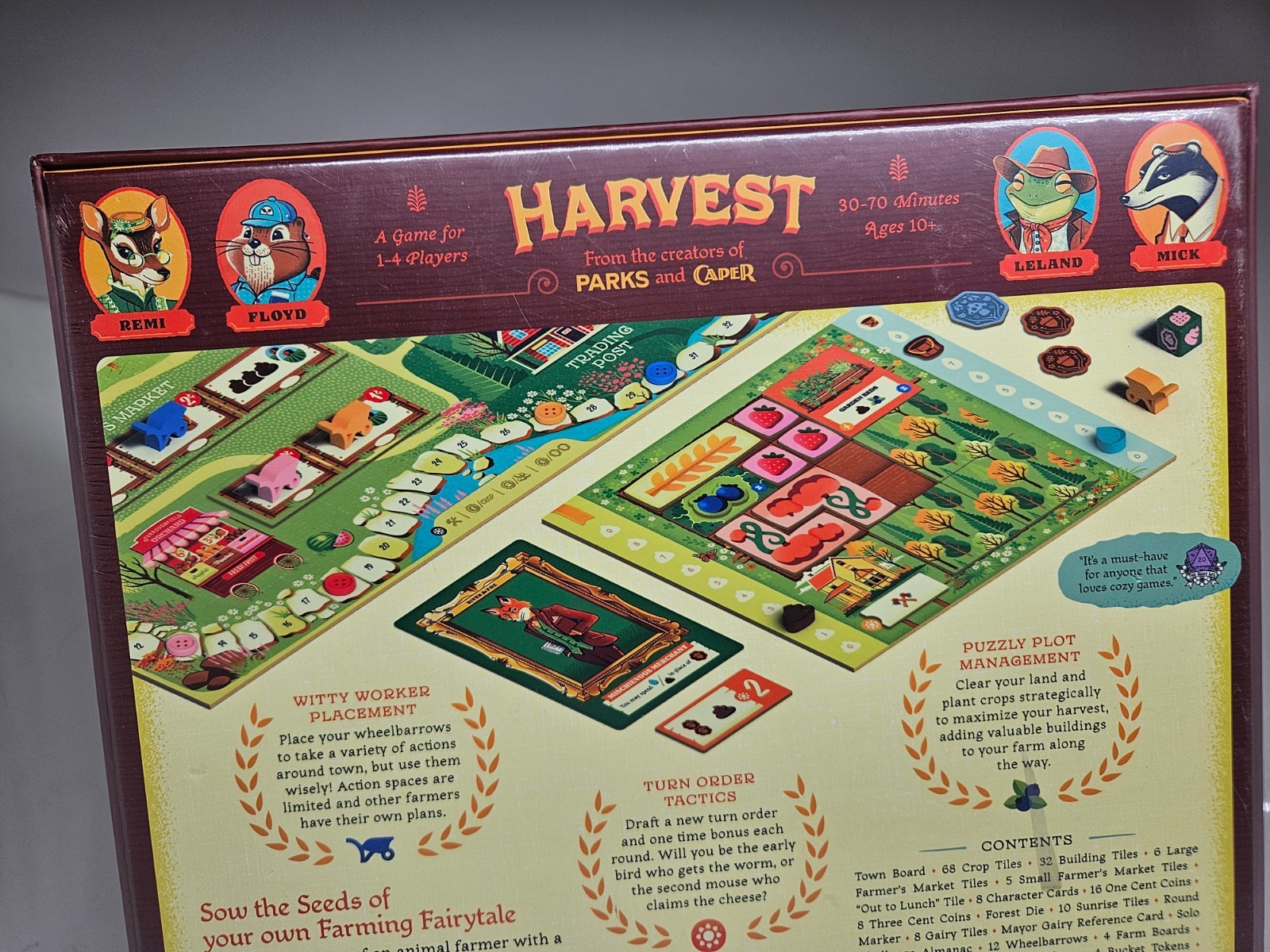 Keymaster Games Harvest Strategy Board Game NEW SEALED FLAW READ