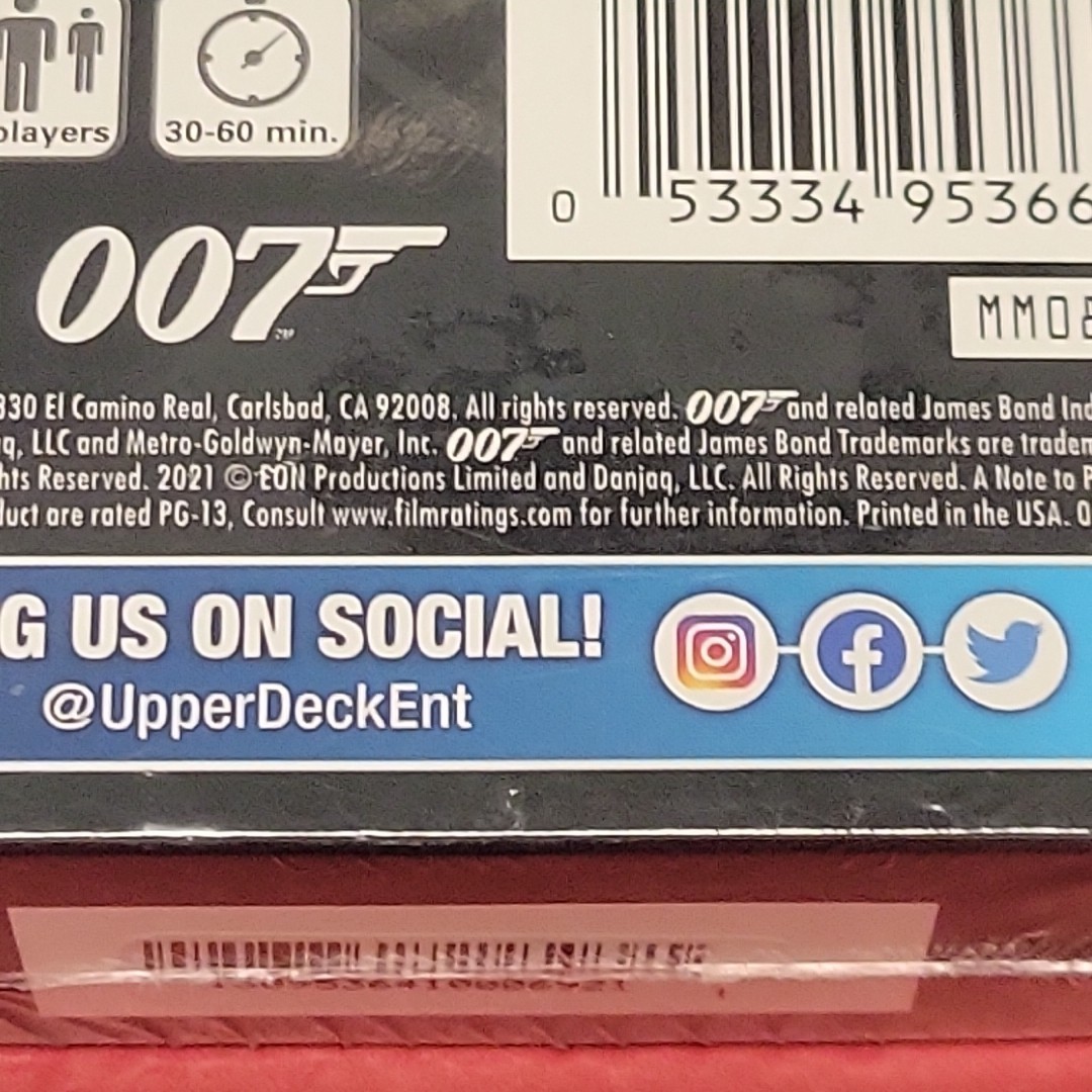Legendary 007 James Bond Spy Who Loved Me Deck-Building Game Expansion Upper NEW