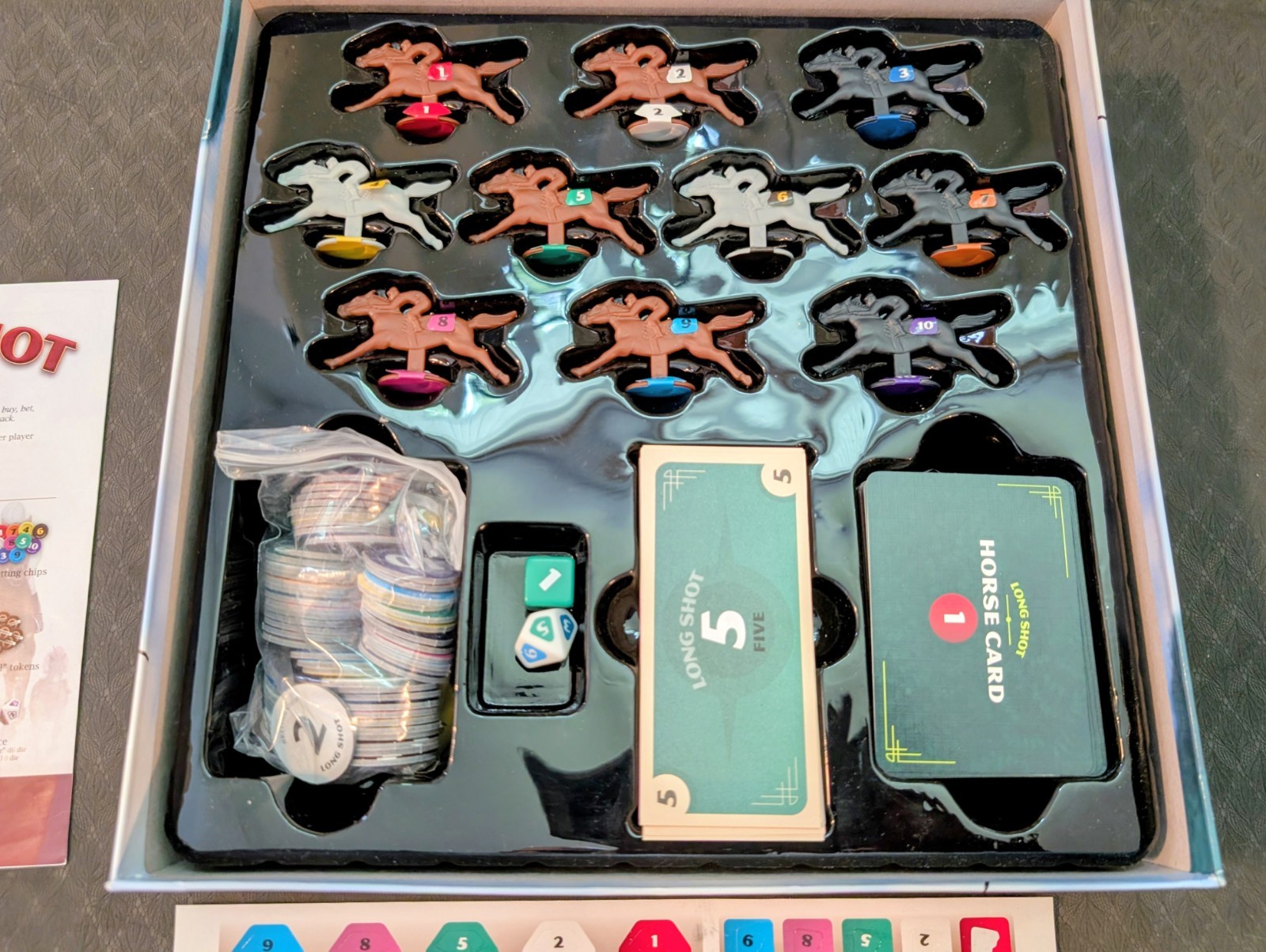 Long Shot The Horse Racing Board Game (2009) by Z-Man 3-8 Players 60 Minutes