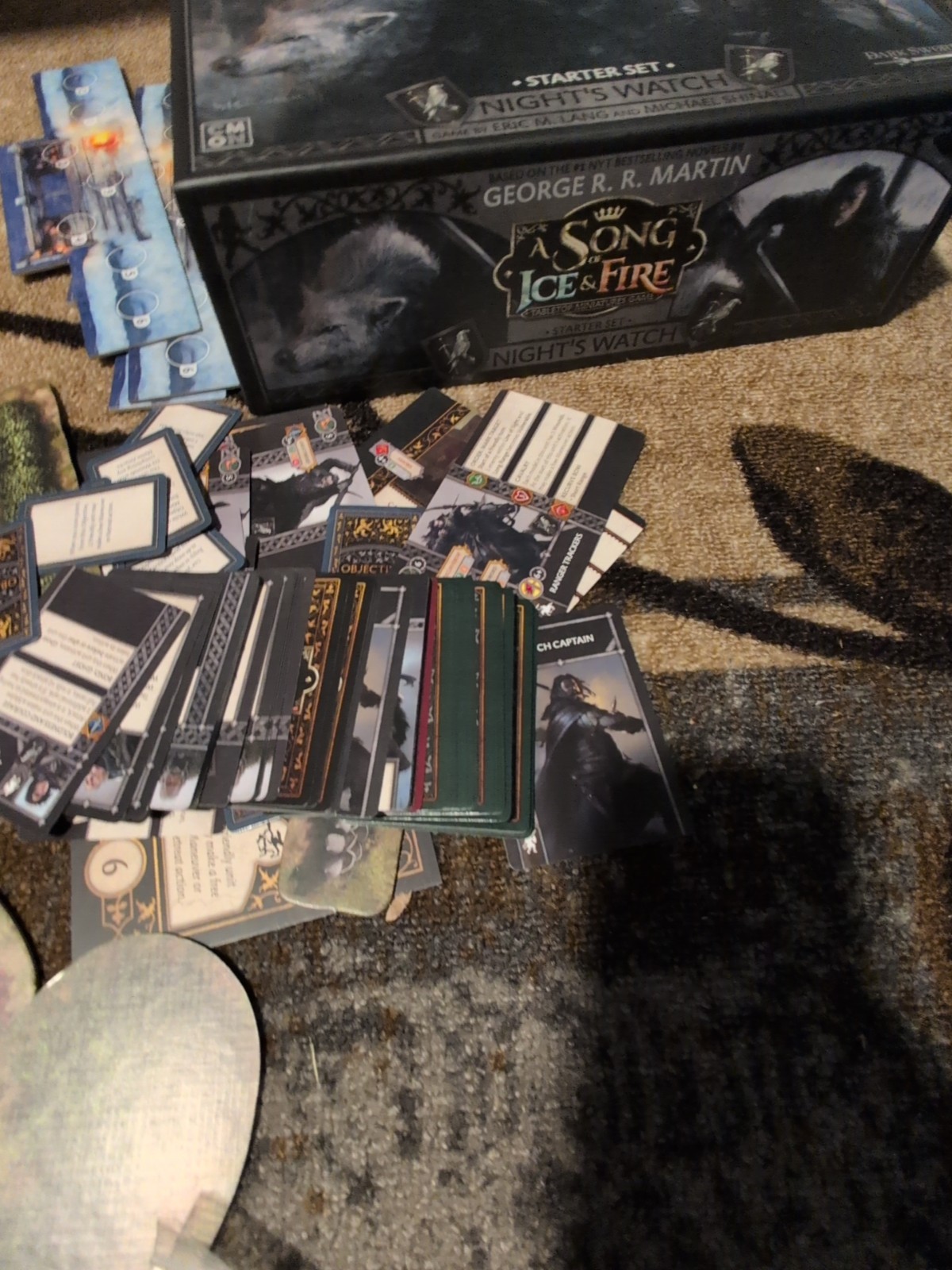 CMON A Song Of Ice & Fire Starter Set Board Game NIGHTS WATCH Read