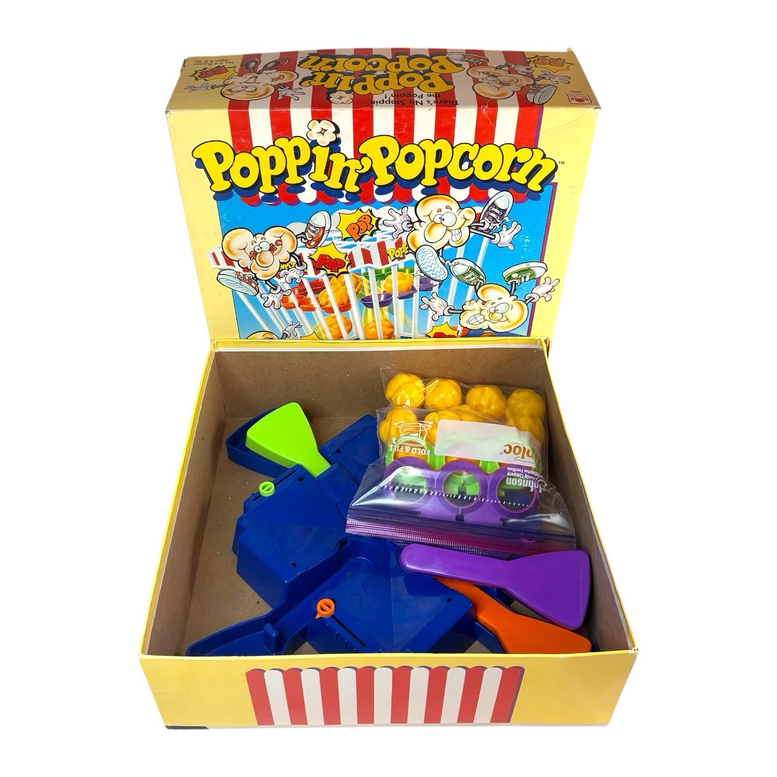 RARE “Poppin’ Popcorn” Game 1993 Vintage Golden Children Family Circus 90s HTF