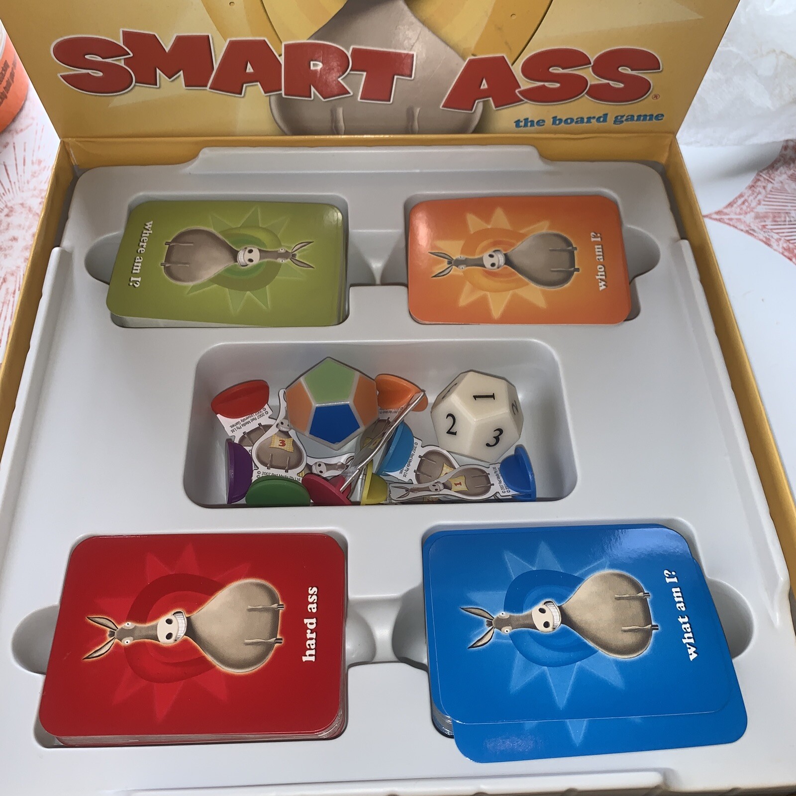 Smart Ass Board Game Trivia Fast Pace Party Family Night Ages 14 And Up Complete