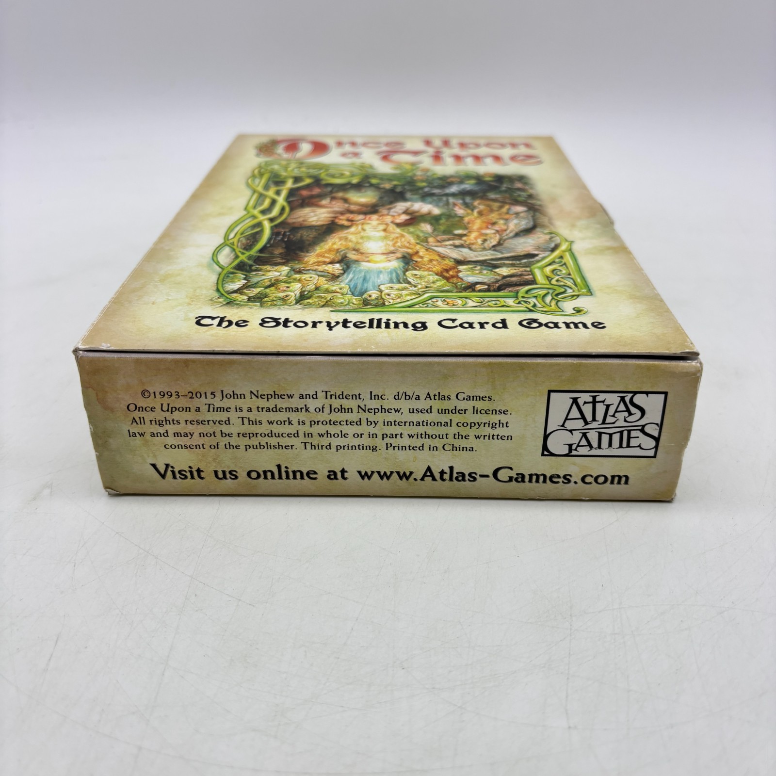 Once Upon A Time Storytelling Card Game 99% COMPLETE Atlas Games 2015