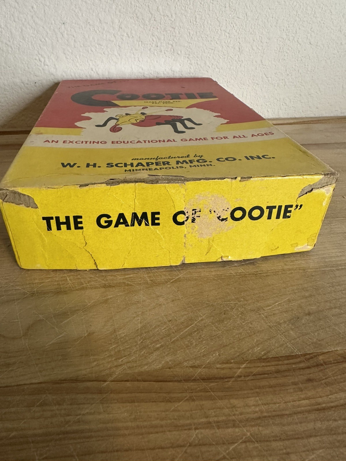 1949 Vintage The Game of Cootie Original Box Complete – Variety of Colors