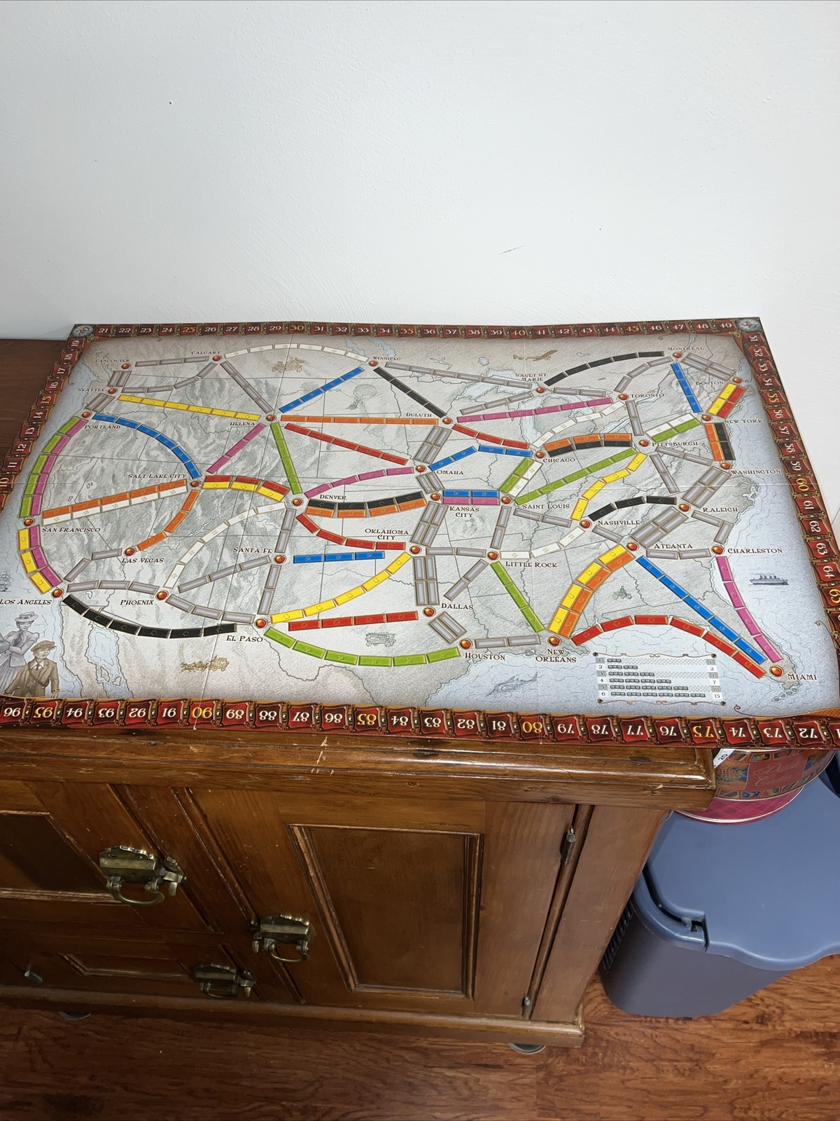 Ticket To Ride Days of Wonder by Alan R. Moon Board