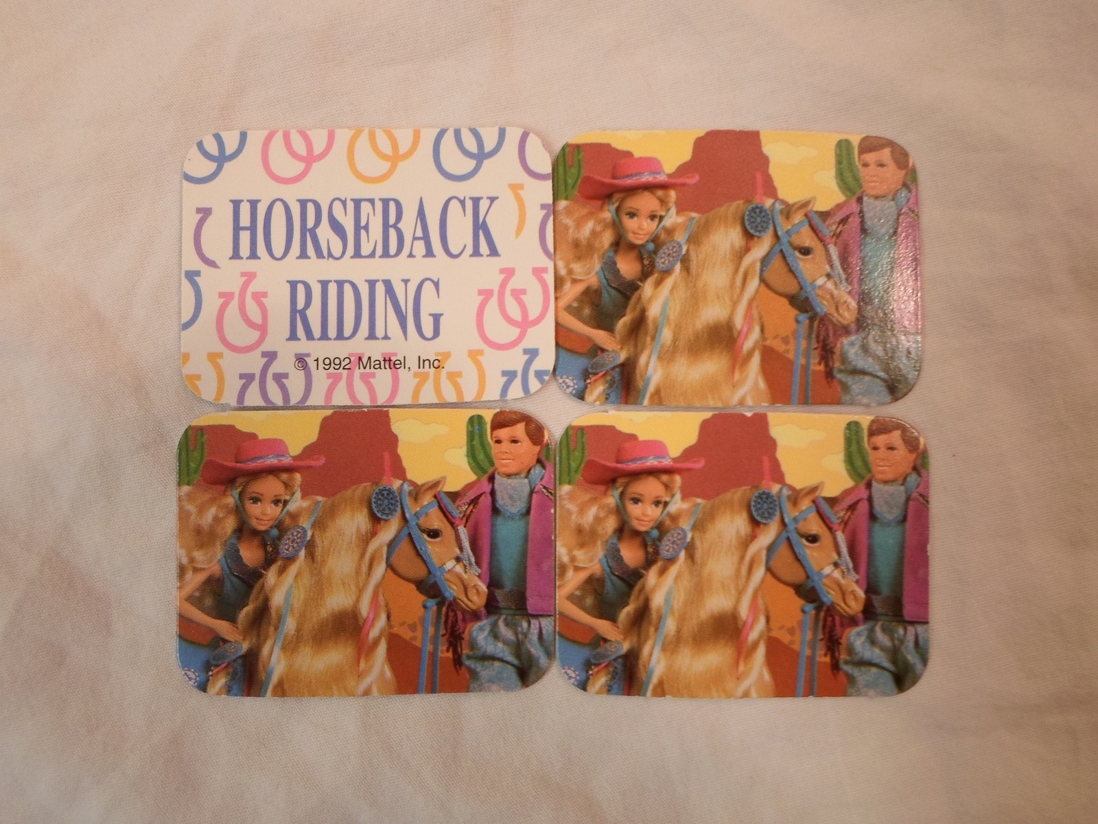 *Replacement Part* Barbie Dream Board Game 1992 *Lot Horseback Riding Date Card*
