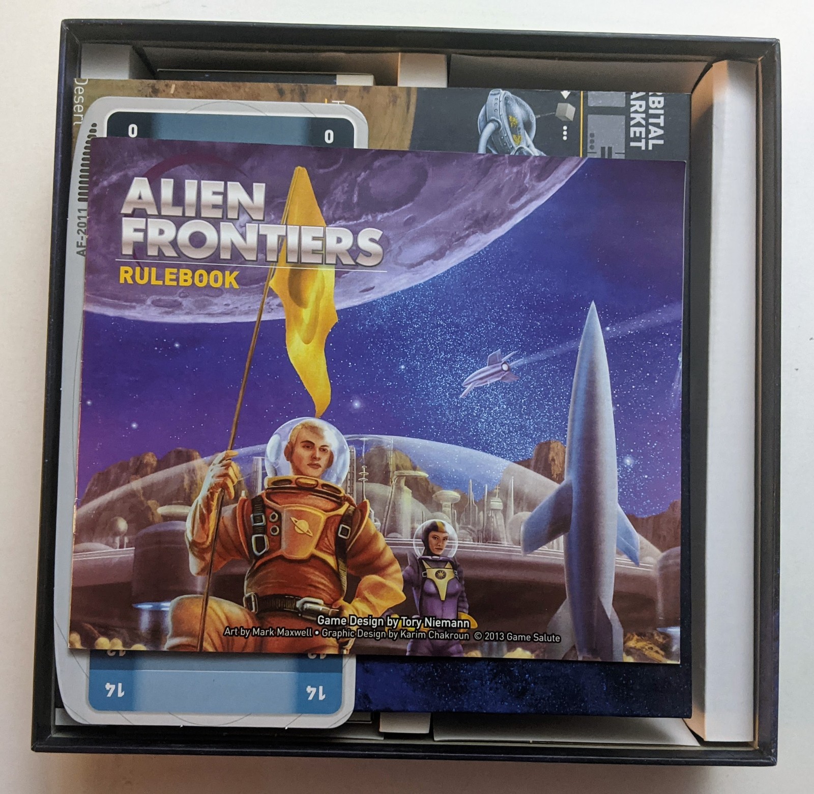 2013 Alien Frontiers Board Game 3rd Edition Excellent 100% Complete