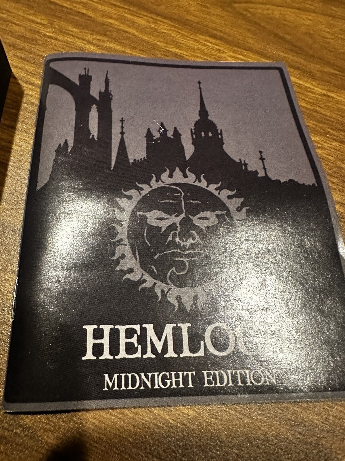 Hemlock Midnight Edition John Clowdus Small Box Games 2015 Card Game