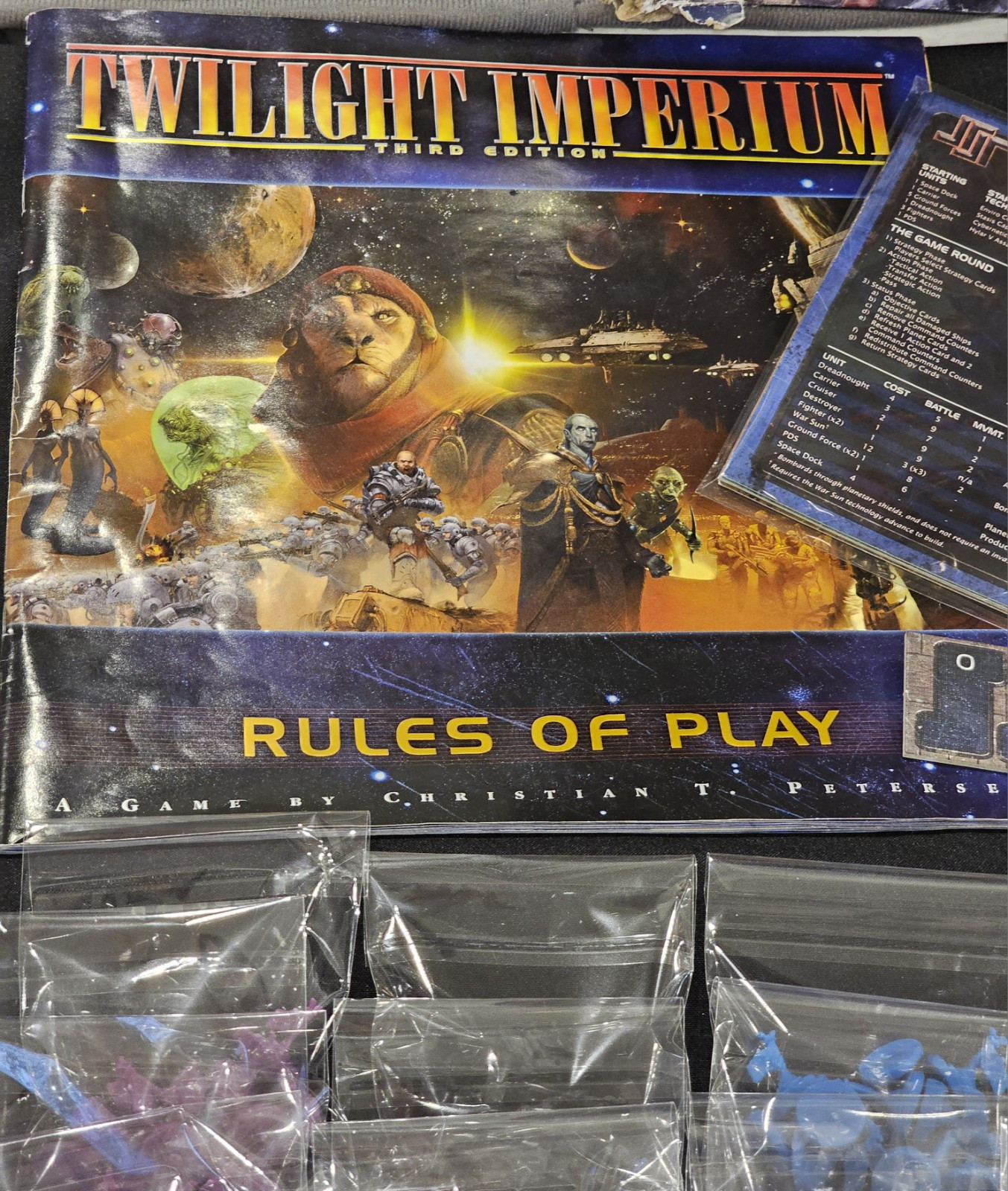 TWILIGHT IMPERIUM FFG Board Games Game Sci-Fi Galactic 3rd Ed Fantasy pre-owned