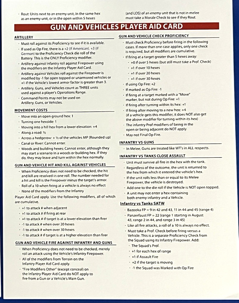Band Of Brothers Screaming Eagles Version 1.1 Rules & Player Aids. See descrip.