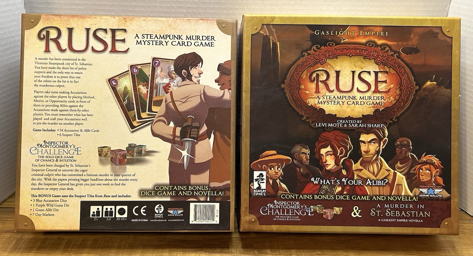Ruse A Steampunk Murder Mystery Card Game COMPLETE