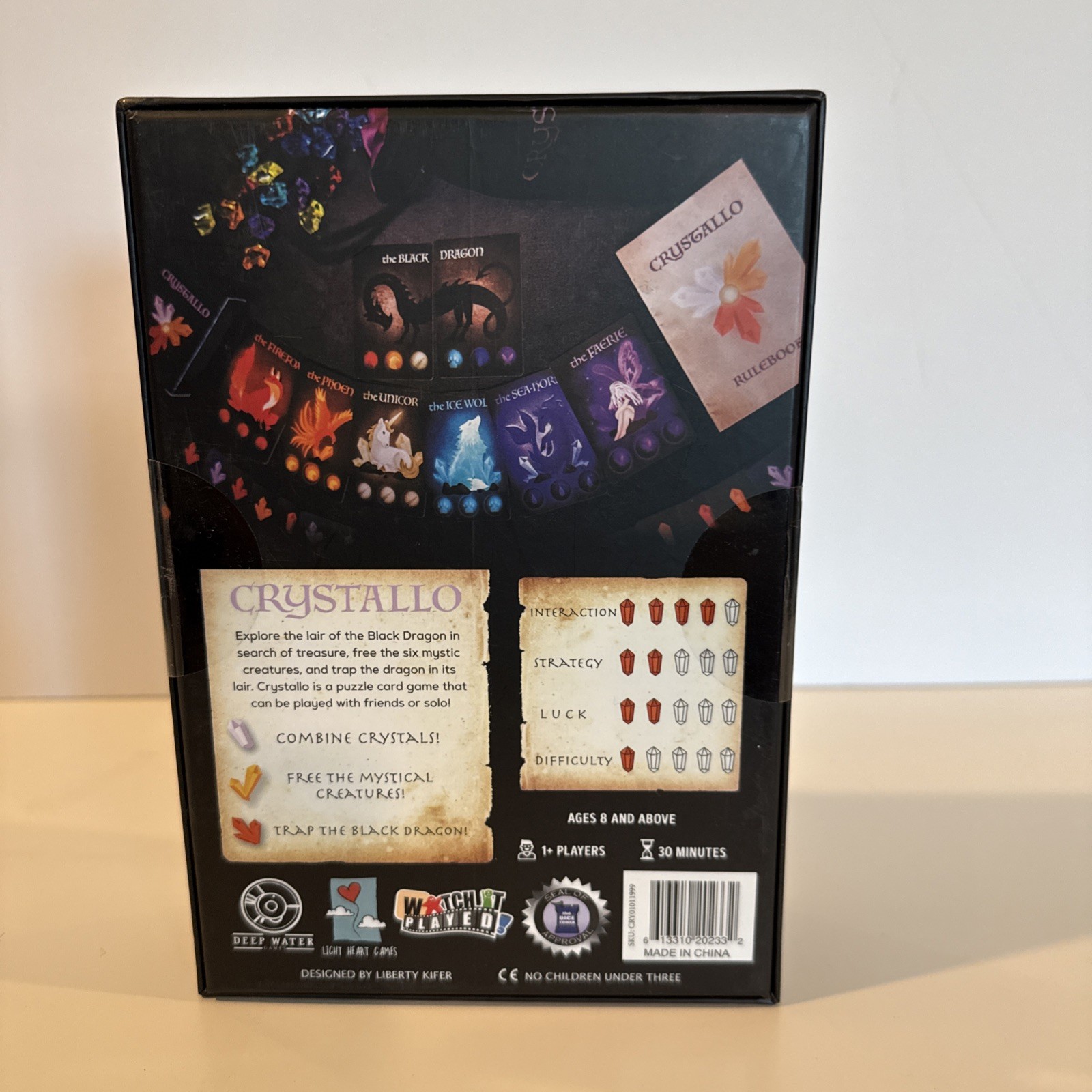 Crystallo – The Award Winning Puzzle Card Game For Solo Gamers
