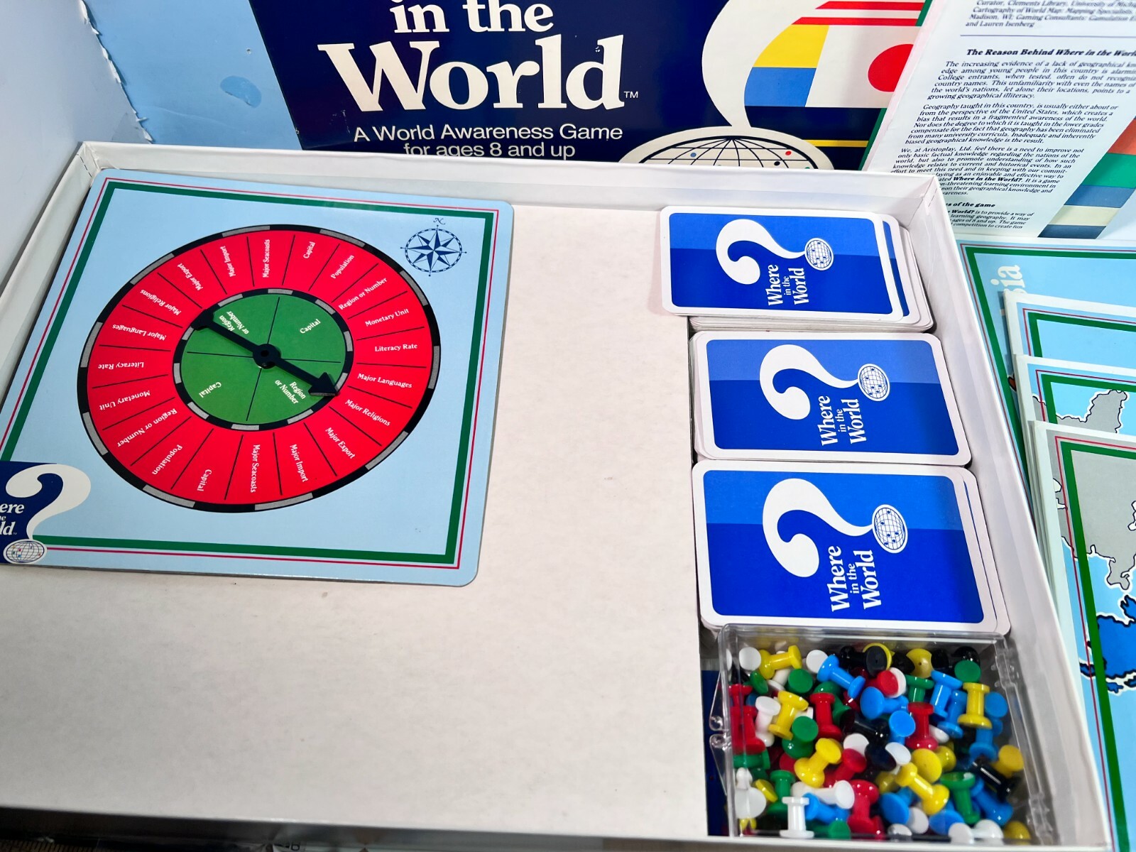 Where in the World? Aristoplay Games 1986