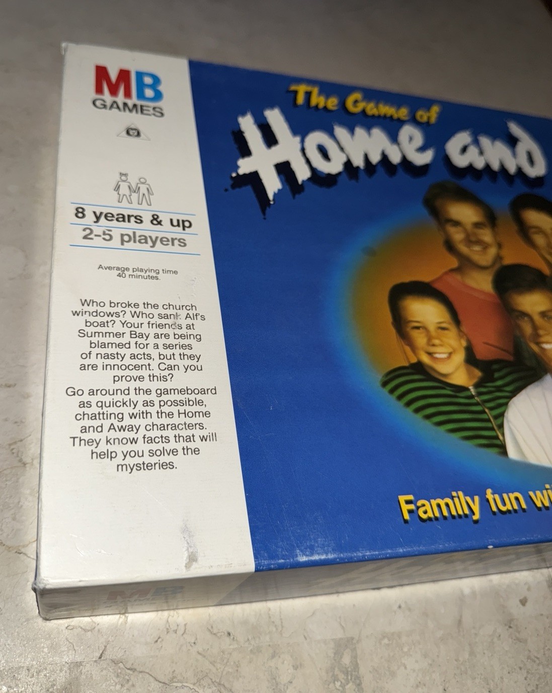 Home & Away Australian TV Show Board Game W/Characters From Summer Bay Complete