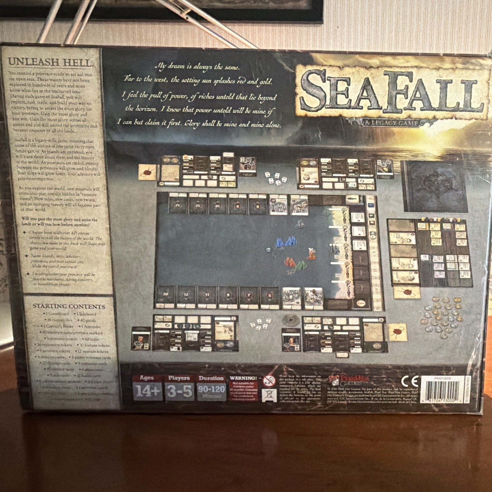 Plaid Hat Games SeaFall Legacy Board Game in shrink wrap