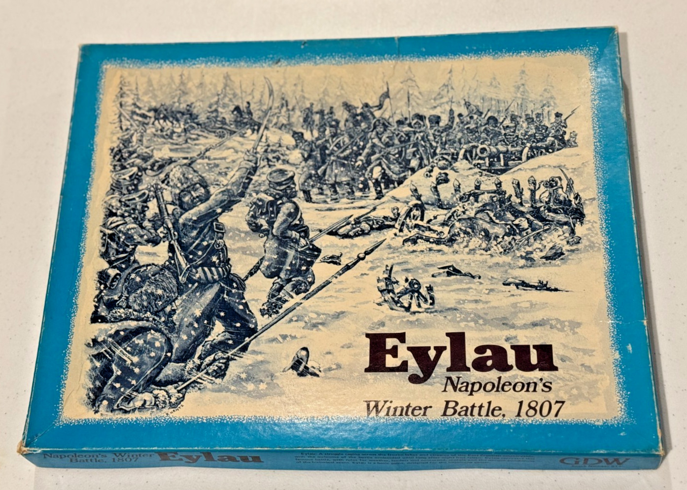 GDW Napoleonic Wargame Eylau 1980 COMPLETE