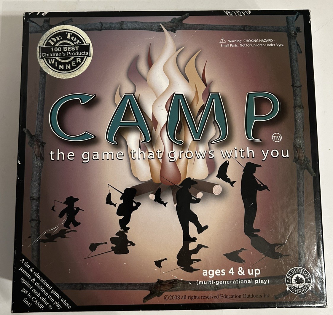 CAMP The Game That Grows With You Education Outdoors Family Game Complete 2008