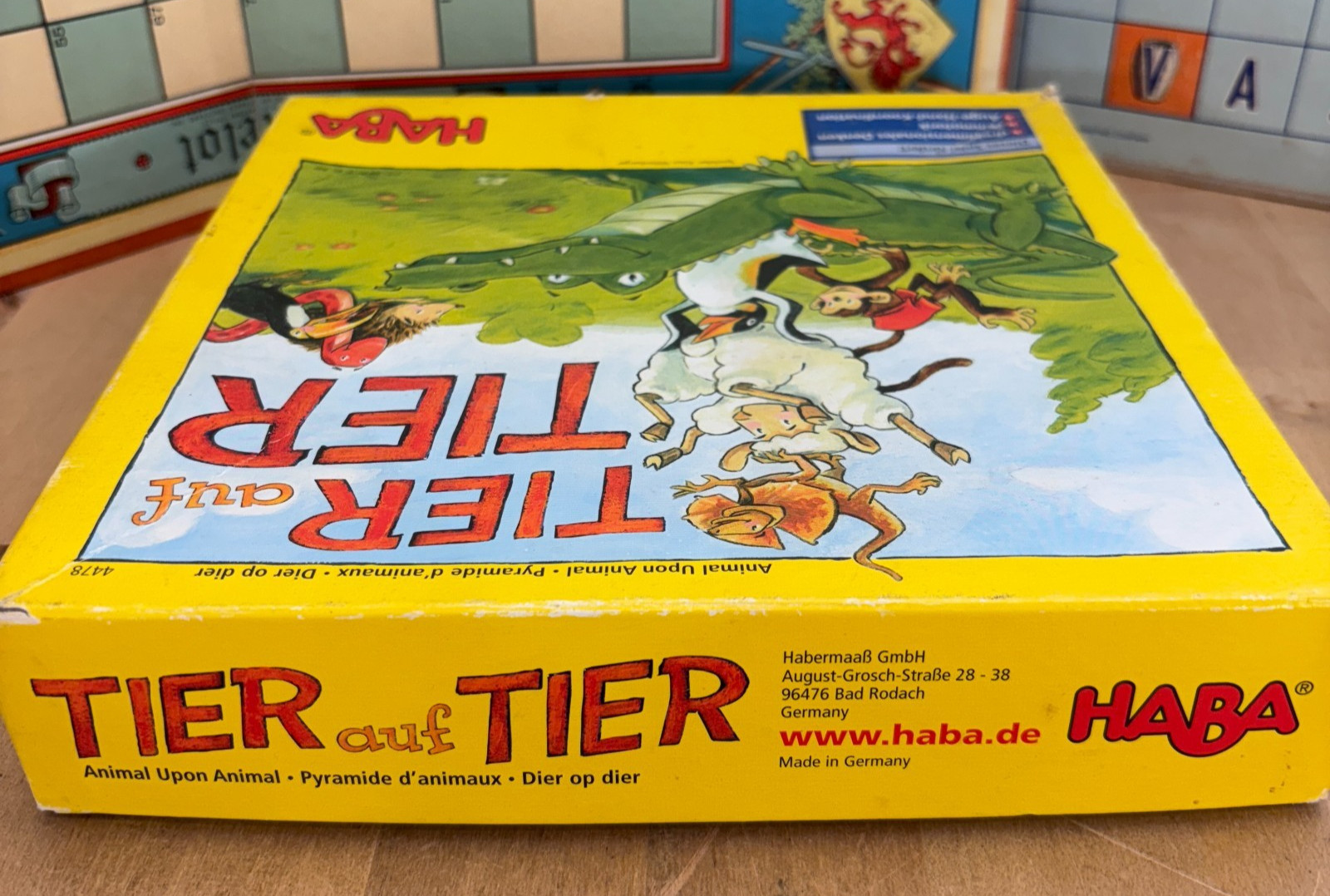 Tier Auf Tier Game Haba 2006 Wooden Stacking Game Animal Upon Animal