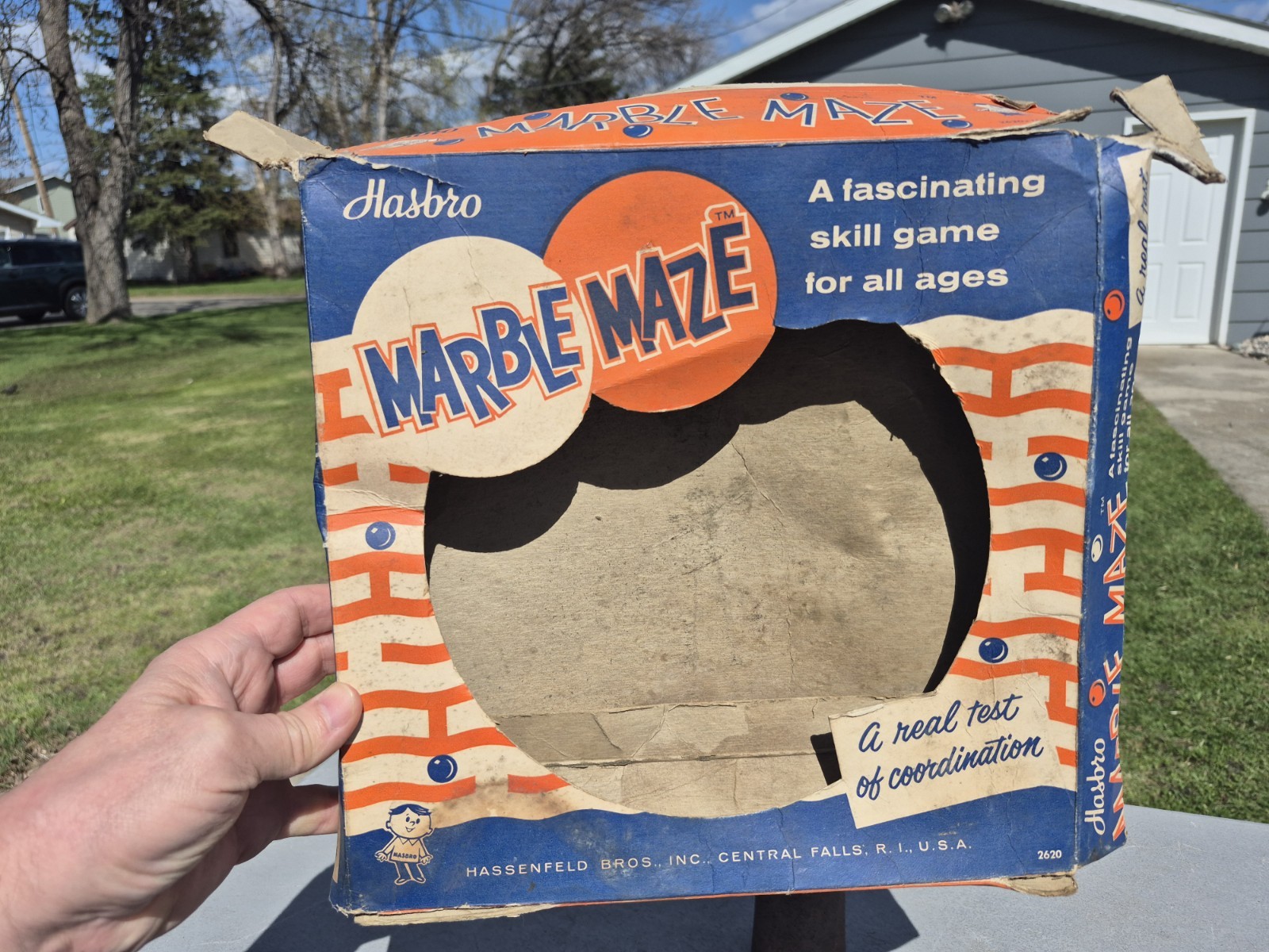 Vintage Hasbro Marble Maze Skill Game in Original Box