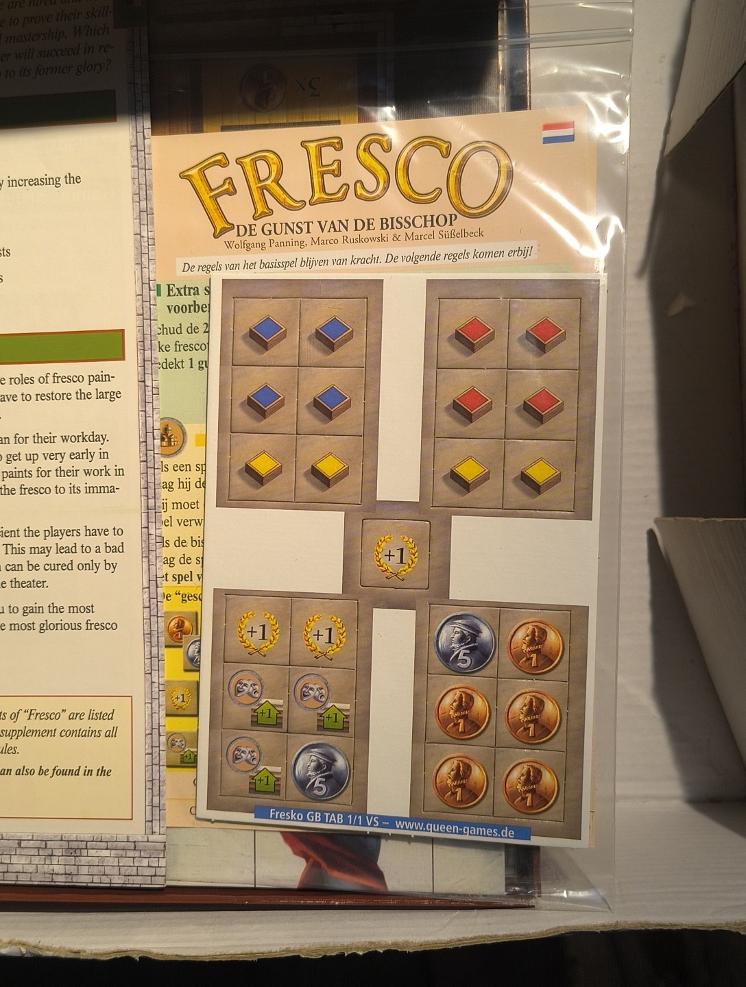Fresco Board Game Queen Games Renaissance Strategy Award-Winning FREE SHIPPING