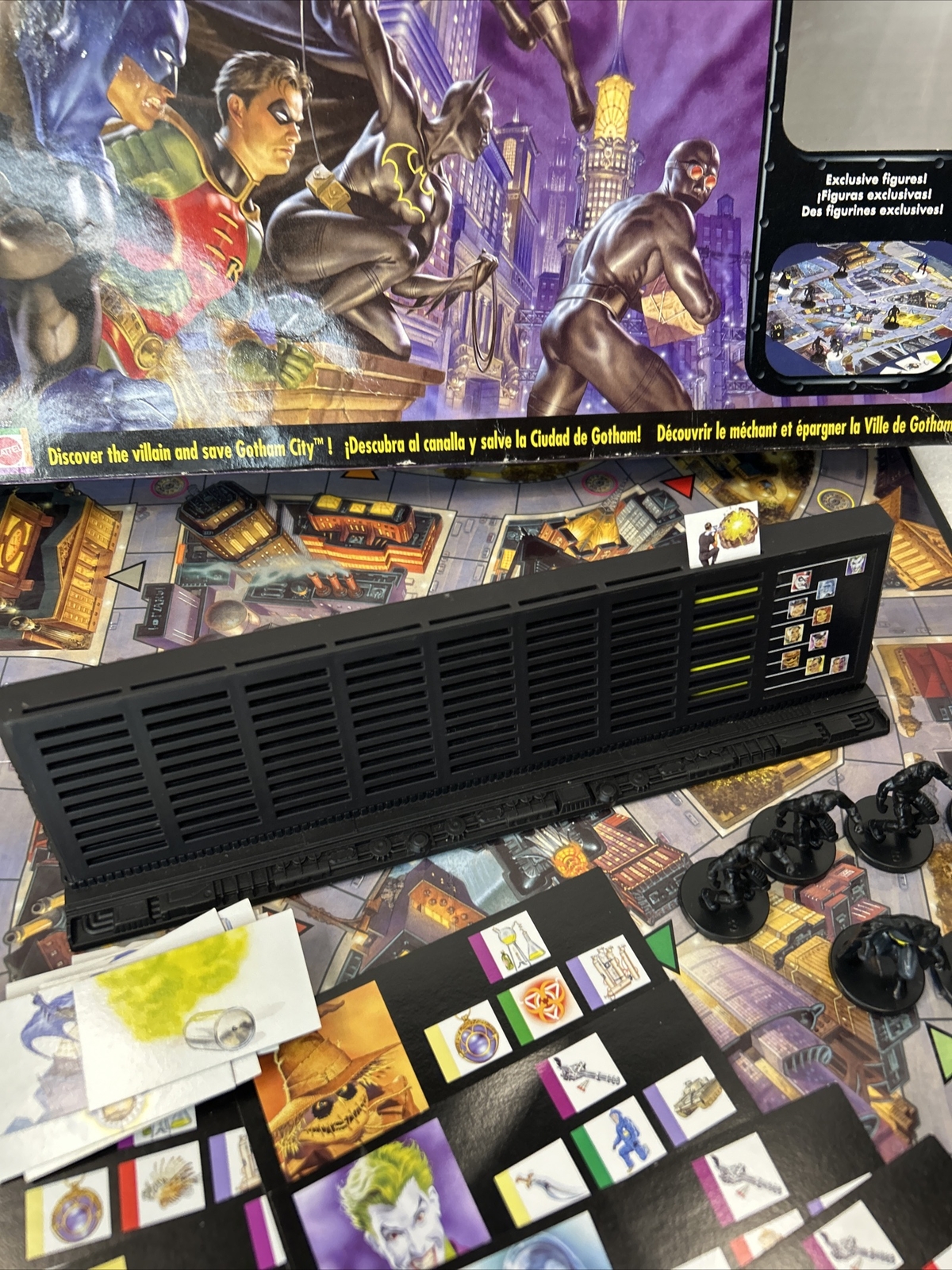 Batman Gotham City Mystery Game DC Comics THG Missing Cards And Batgirl READ