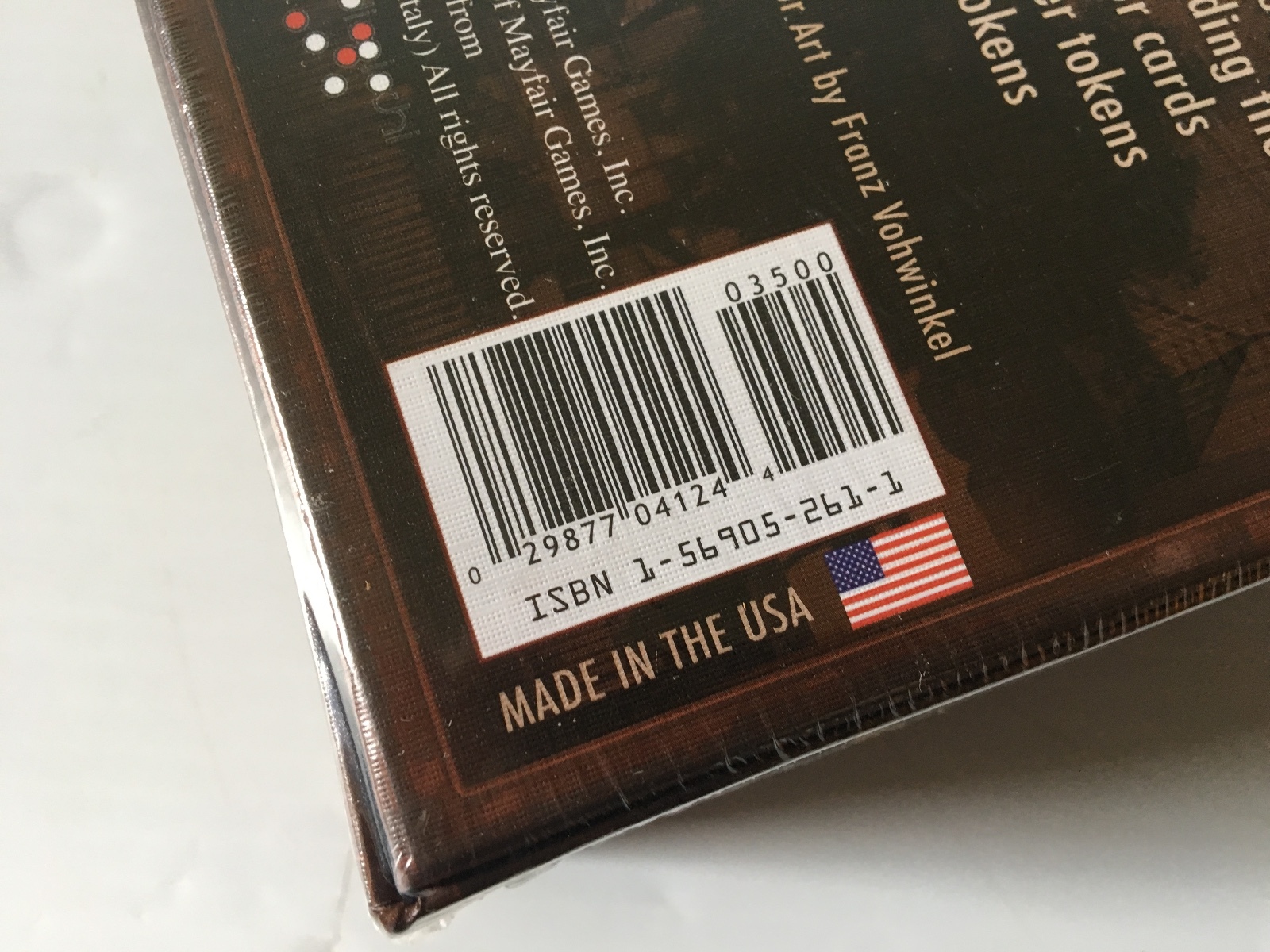 URBANIA Board Game by Mayfair Games MFG4124 NEW FACTORY SEALED!