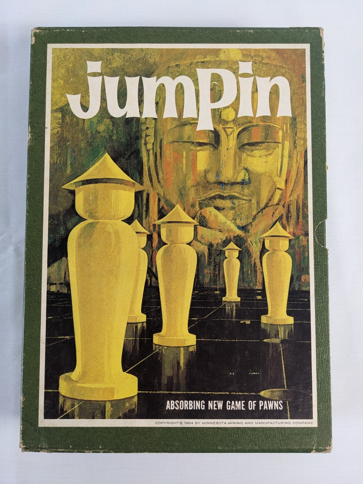 JUMPIN Abstract Strategy Board Game Used 100% COMPLETE 3M Games 1964 OOP